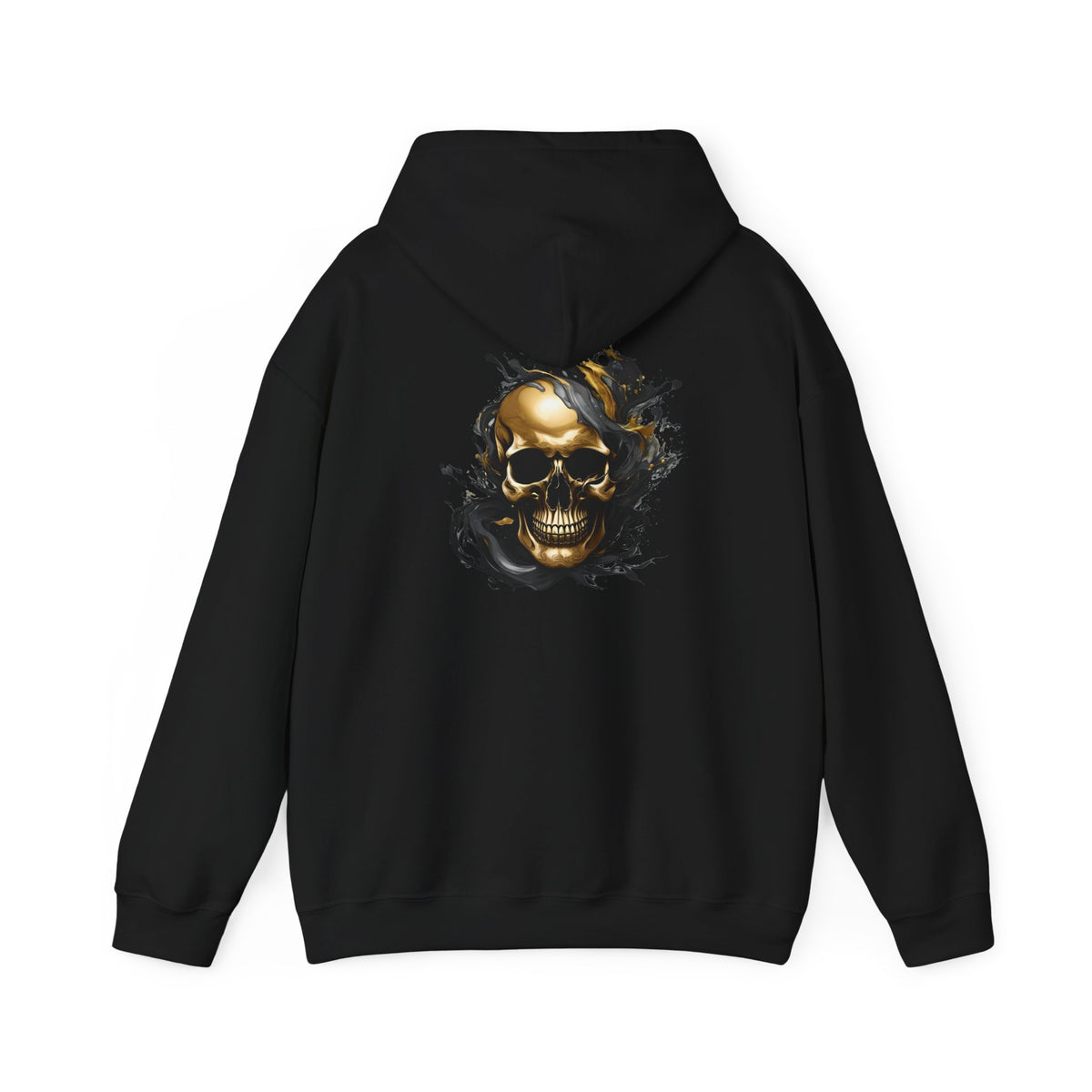Bully and Brave Style - Gold skull graphic Hoodie