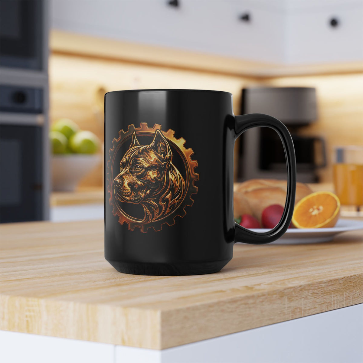 Bully and Brave Ceramic Mug (Black, 11oz/15oz)