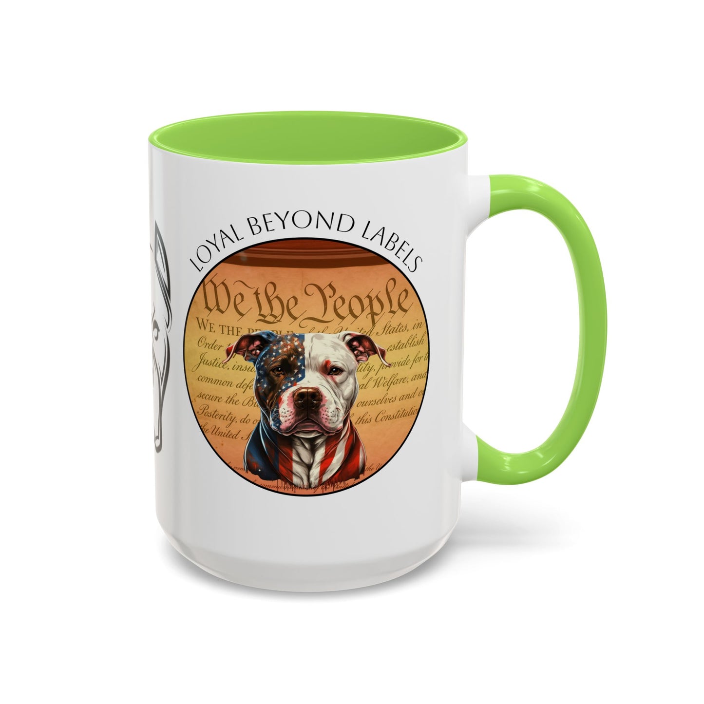 Pit Bull Mug — "Loyal Beyond Labels" Coffee Cup (11oz/15oz)