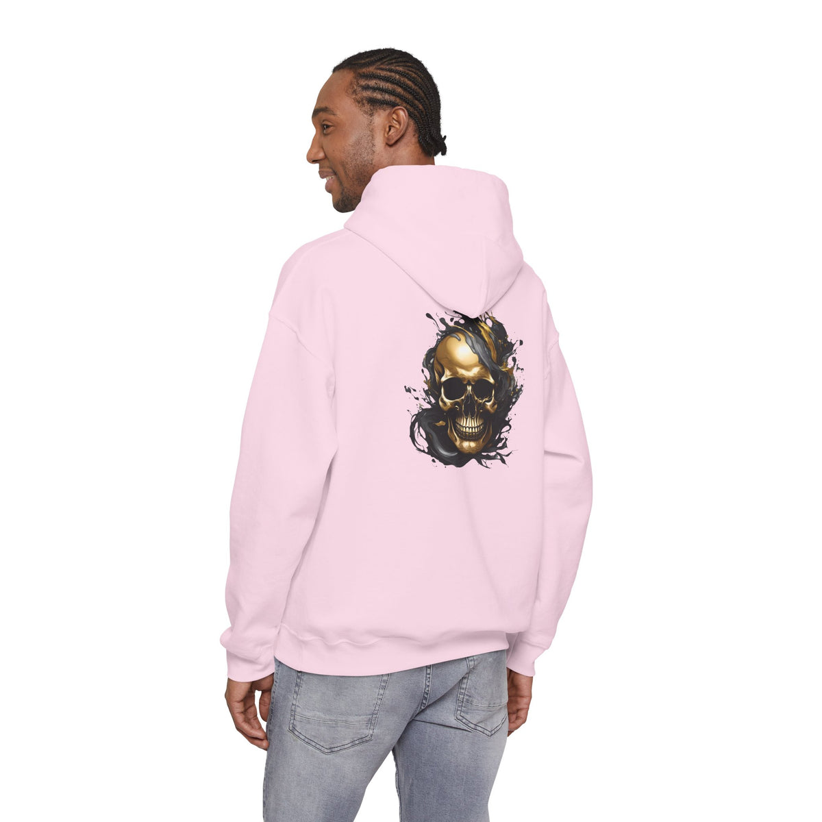 Bully and Brave Style - Gold skull graphic Hoodie