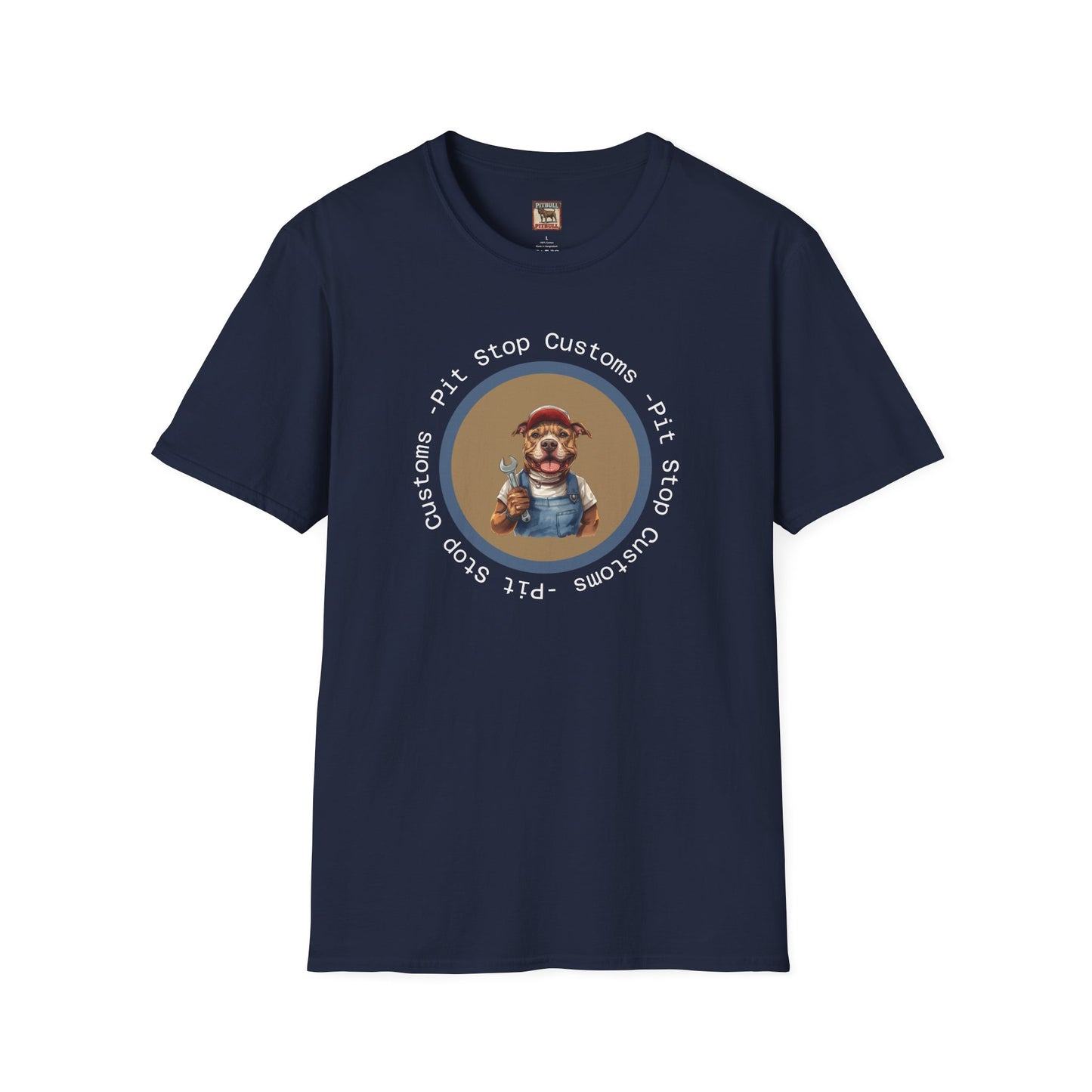 'Pit Stop Customs' Bully and Brave Vintage T-Shirt