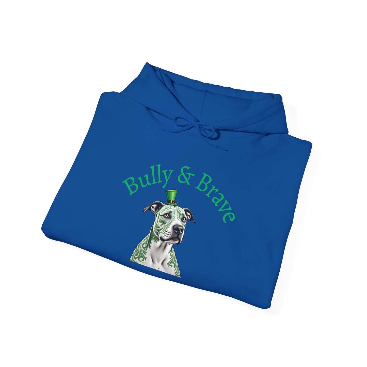 Pit Bull Hoodie — "Bully & Brave" St. Patrick’s Day Edition
