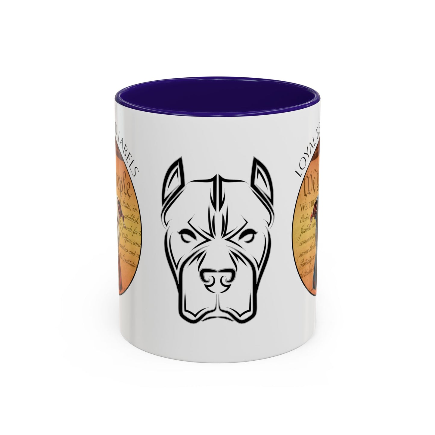 Pit Bull Mug — "Loyal Beyond Labels" Coffee Cup (11oz/15oz)