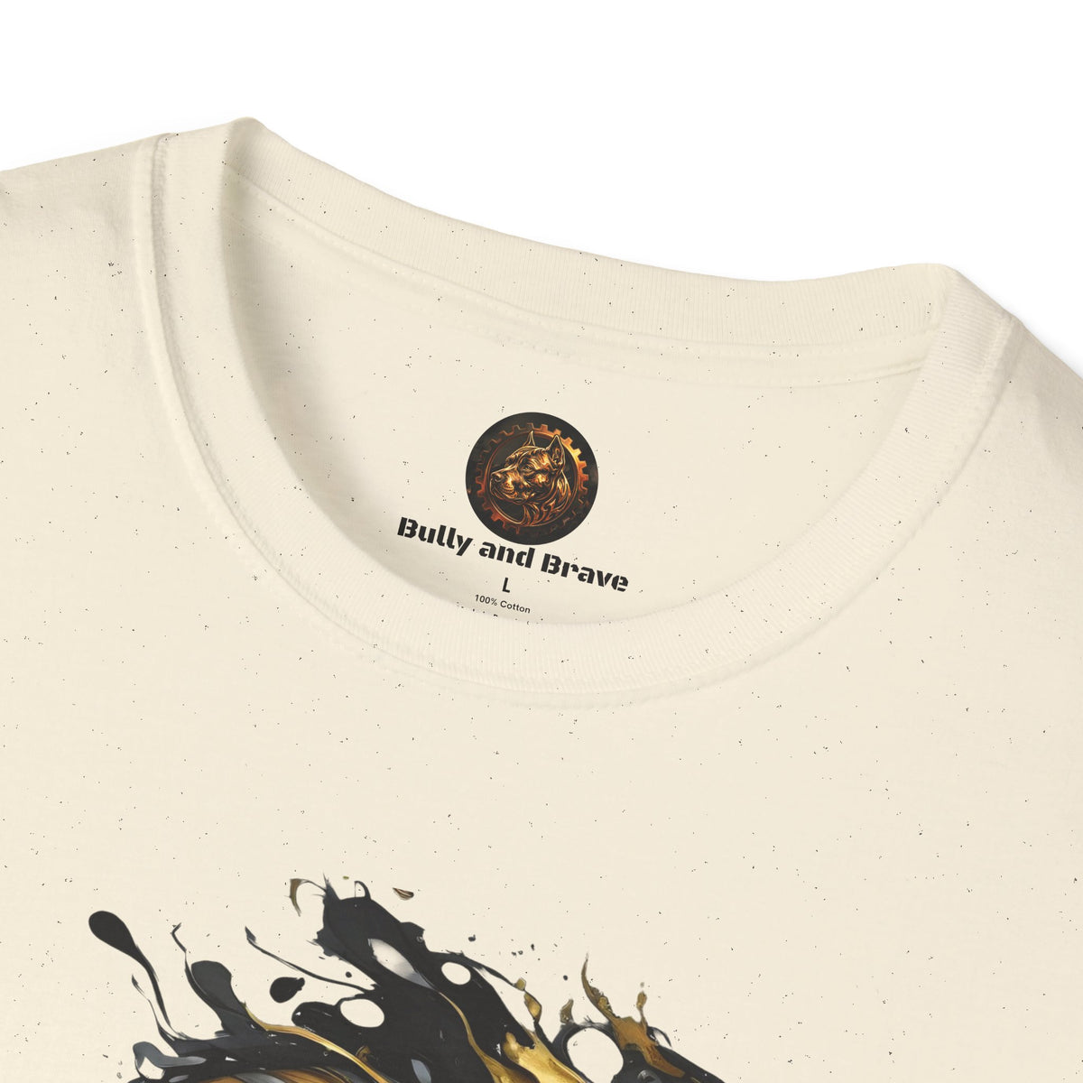 Bully and Brave Style - Gold Skull Graphic T-Shirt