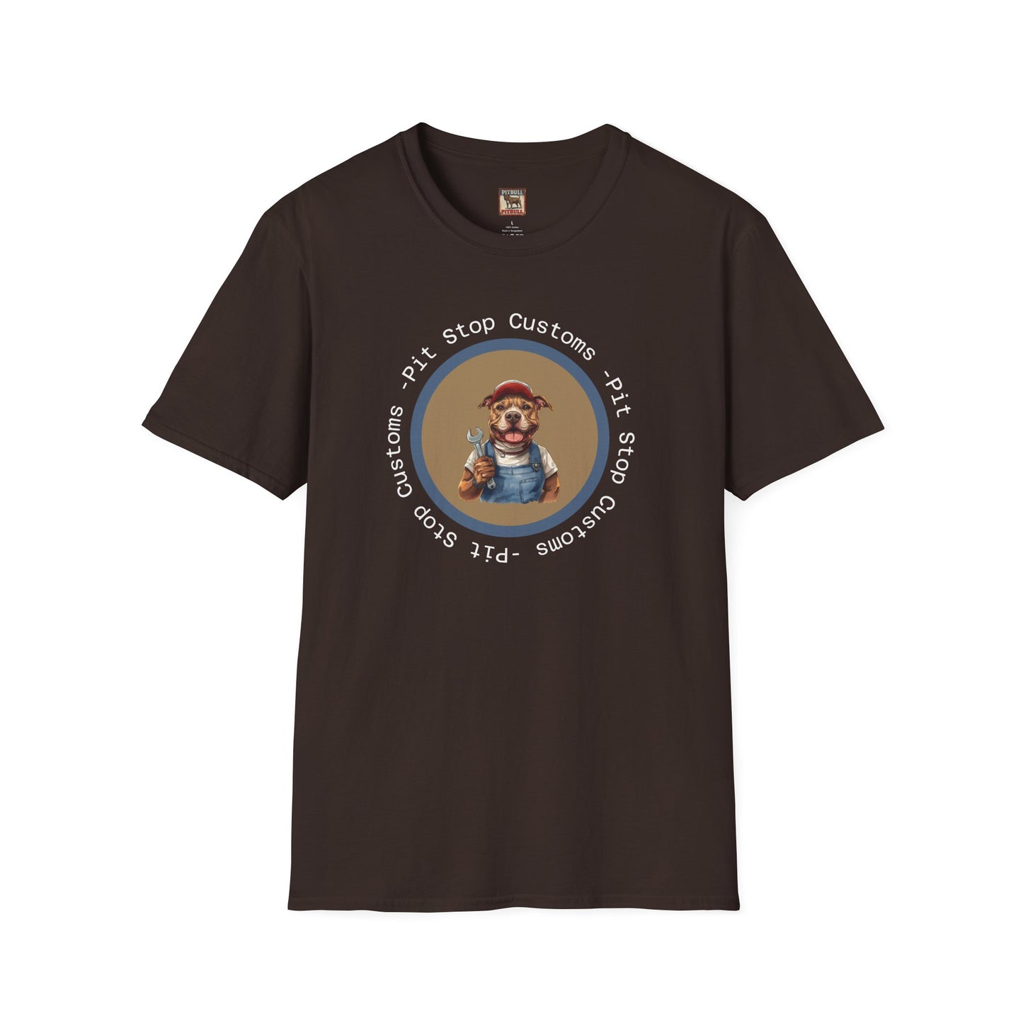 'Pit Stop Customs' Bully and Brave Vintage T-Shirt