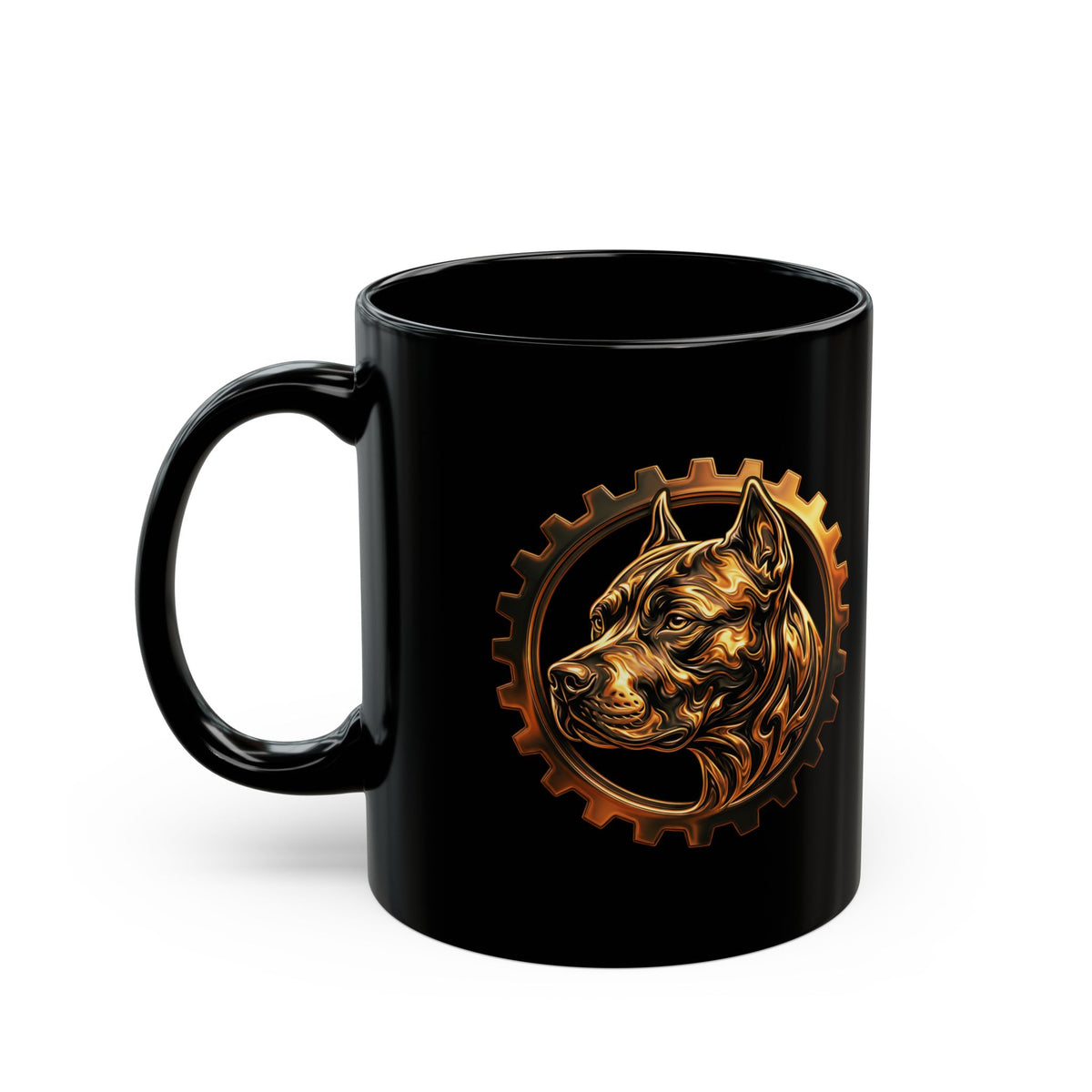 Bully and Brave Ceramic Mug (Black, 11oz/15oz)