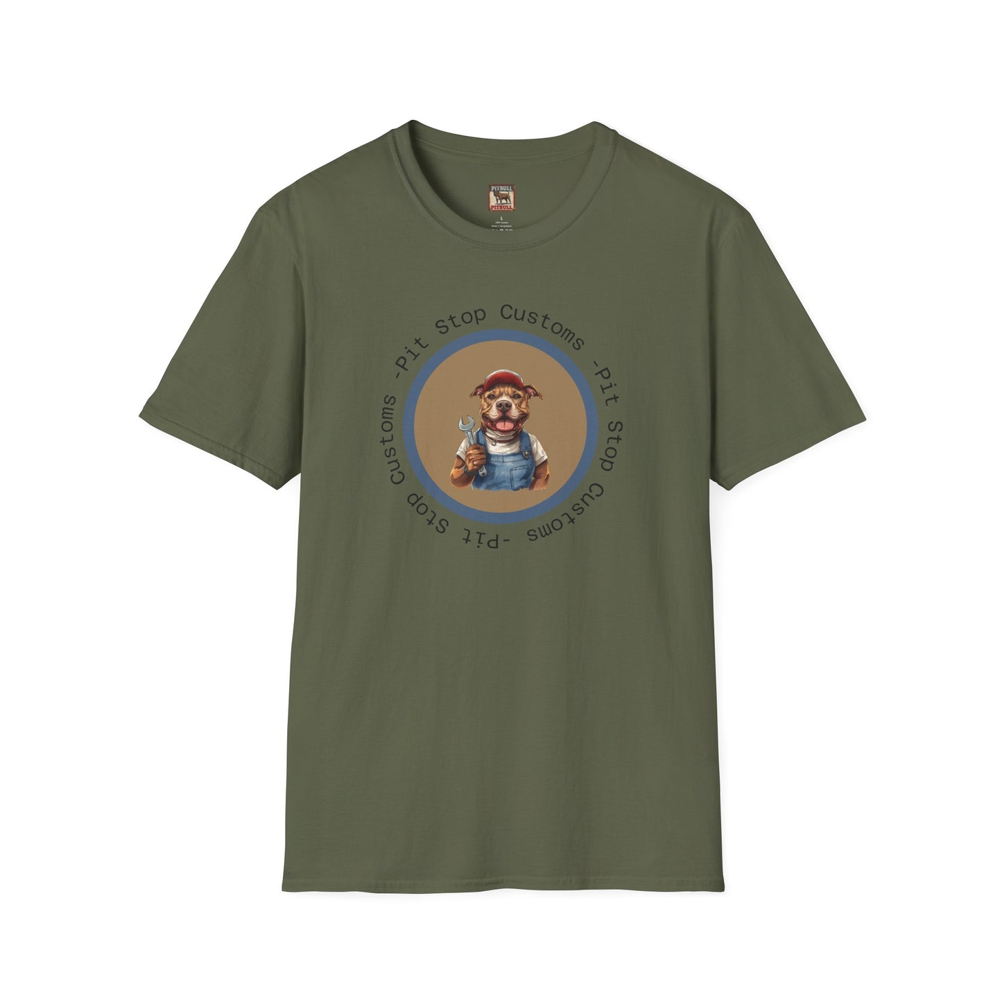 'Pit Stop Customs' Bully and Brave Vintage T-Shirt