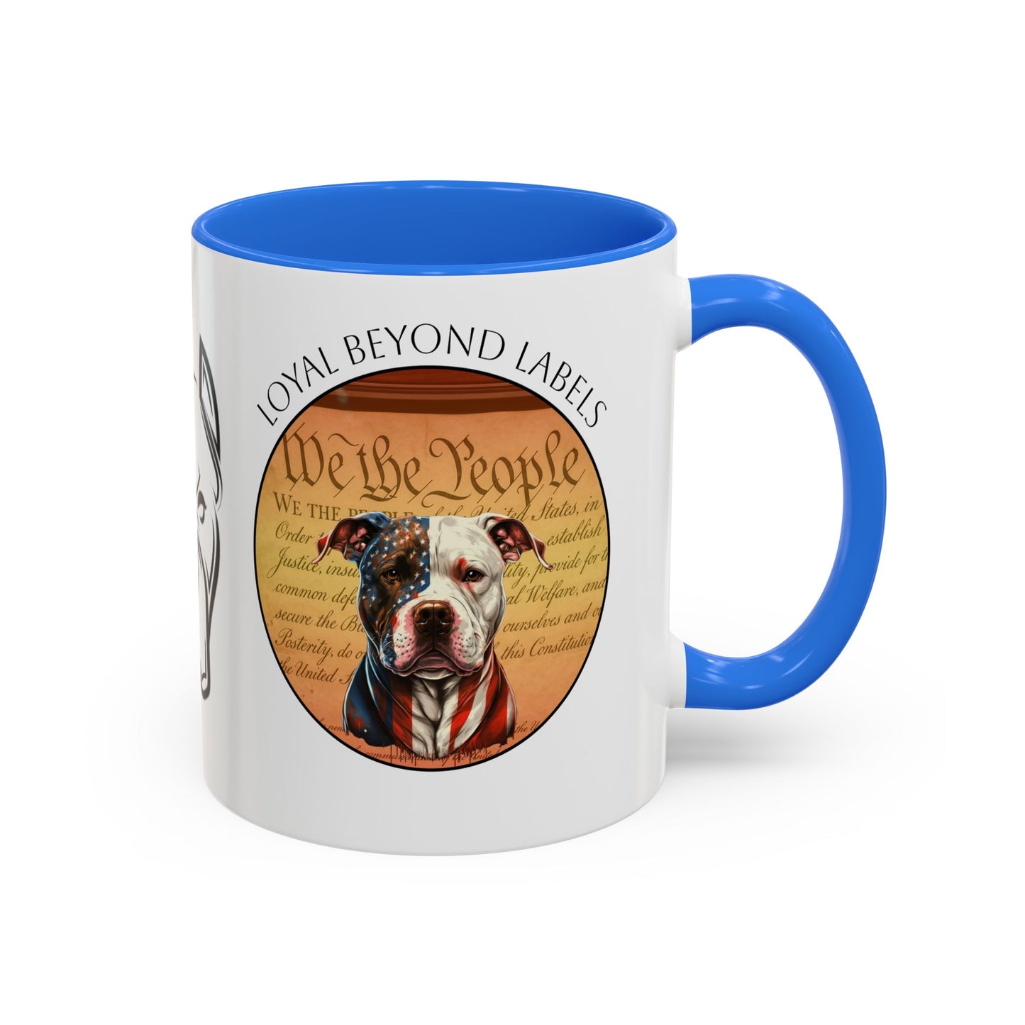 Pit Bull Mug — "Loyal Beyond Labels" Coffee Cup (11oz/15oz)