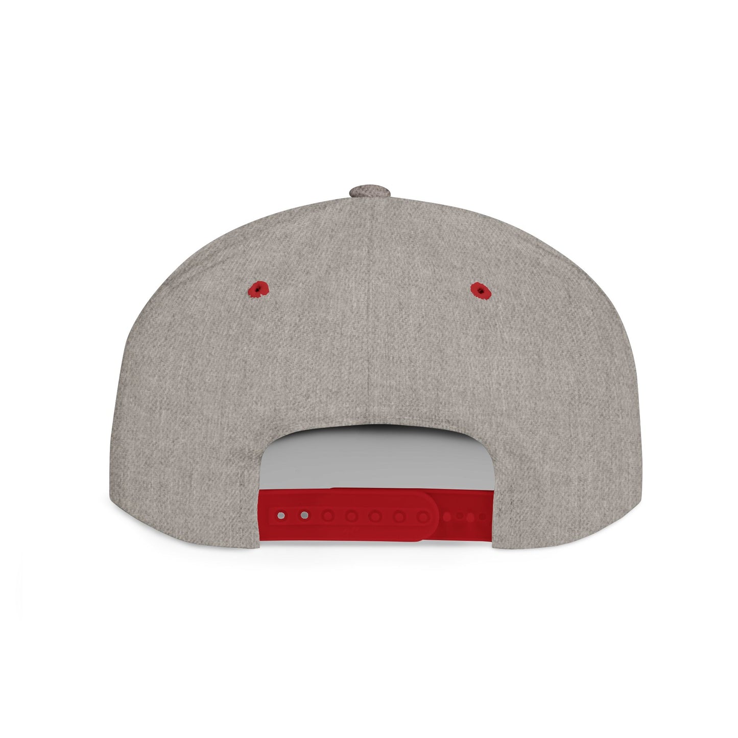 Pitbull Embroidered Flat Bill Snapback Hat — Minimal Dog Face Cap for Pet Lovers