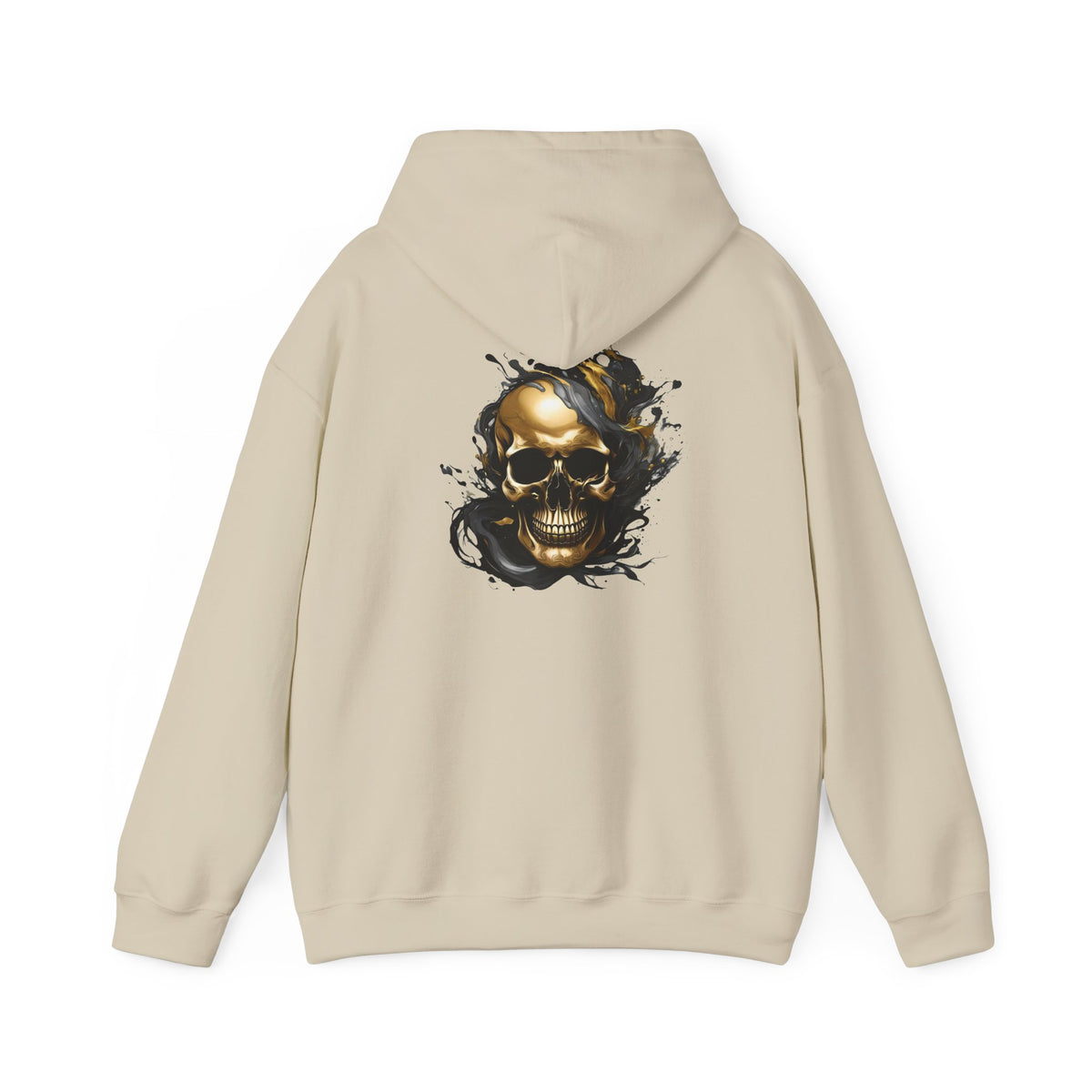 Bully and Brave Style - Gold skull graphic Hoodie