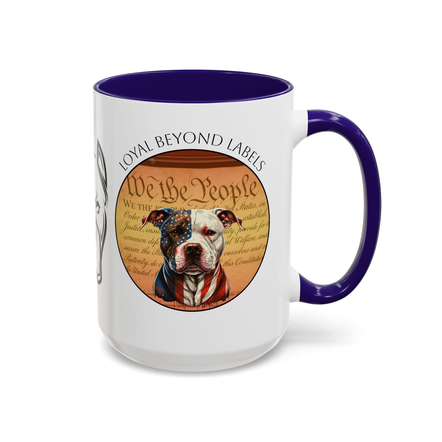 Pit Bull Mug — "Loyal Beyond Labels" Coffee Cup (11oz/15oz)