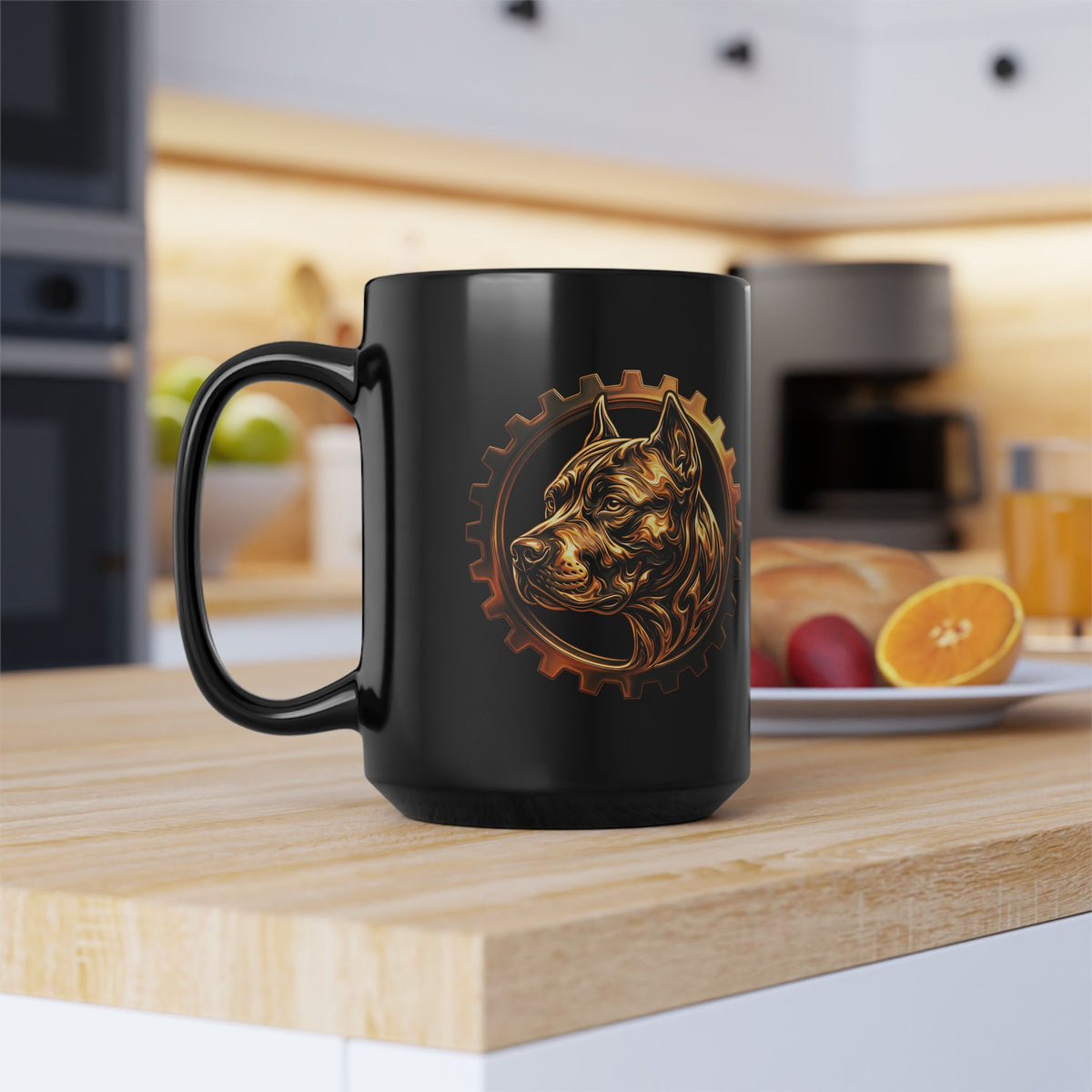 Bully and Brave Ceramic Mug (Black, 11oz/15oz)