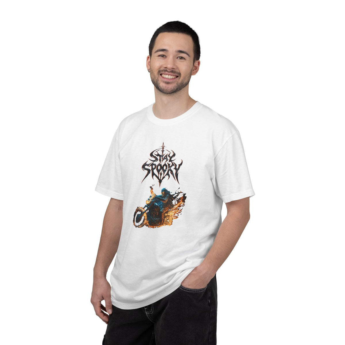 Bully and Brave style-Stay Spooky Motorcycle T-Shirt