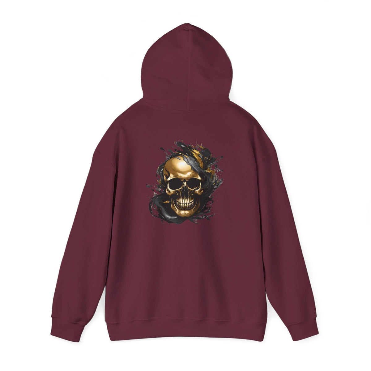 Bully and Brave Style - Gold skull graphic Hoodie