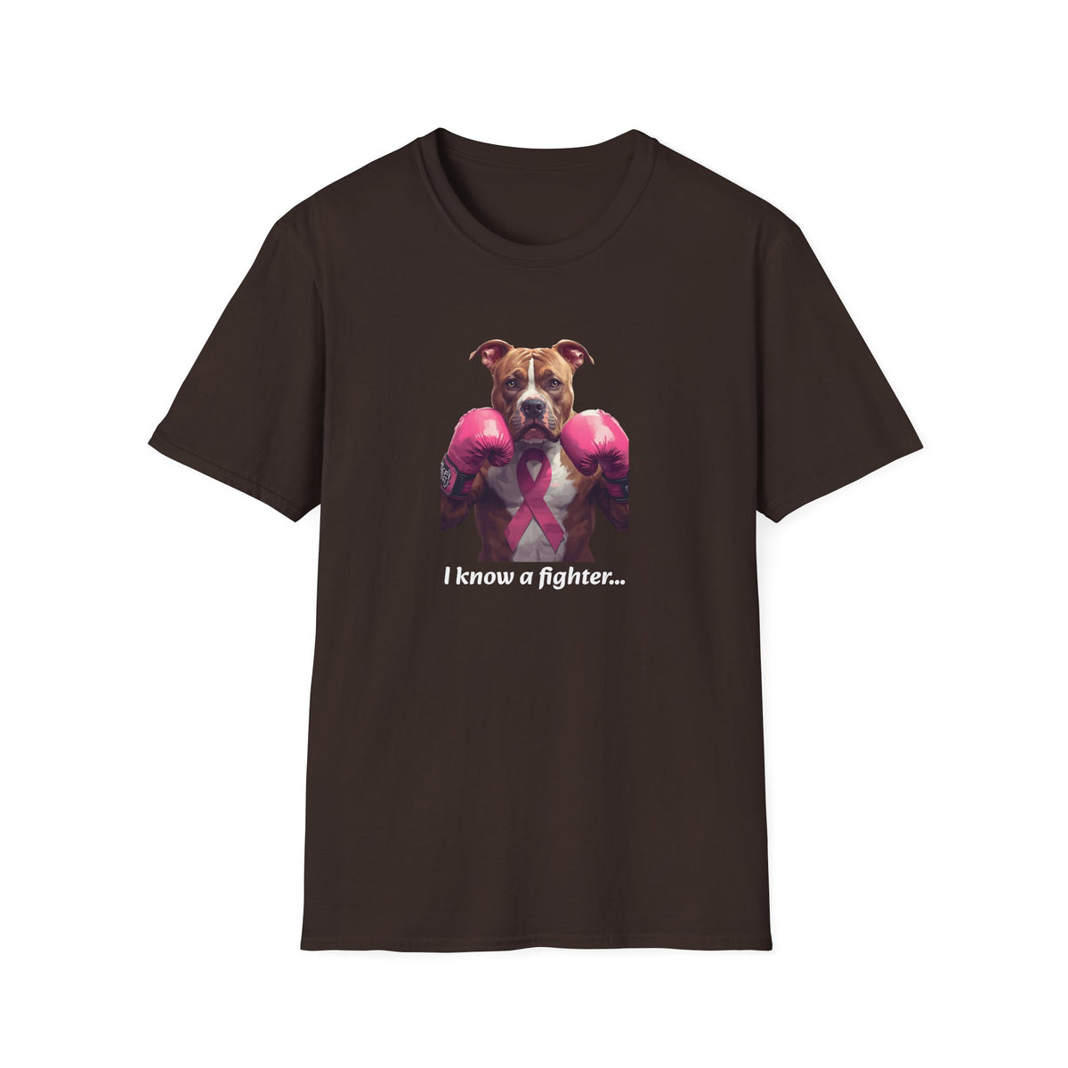 'Bully and Brave' with Pink Gloves 'I Know a Fighter' T-Shirt