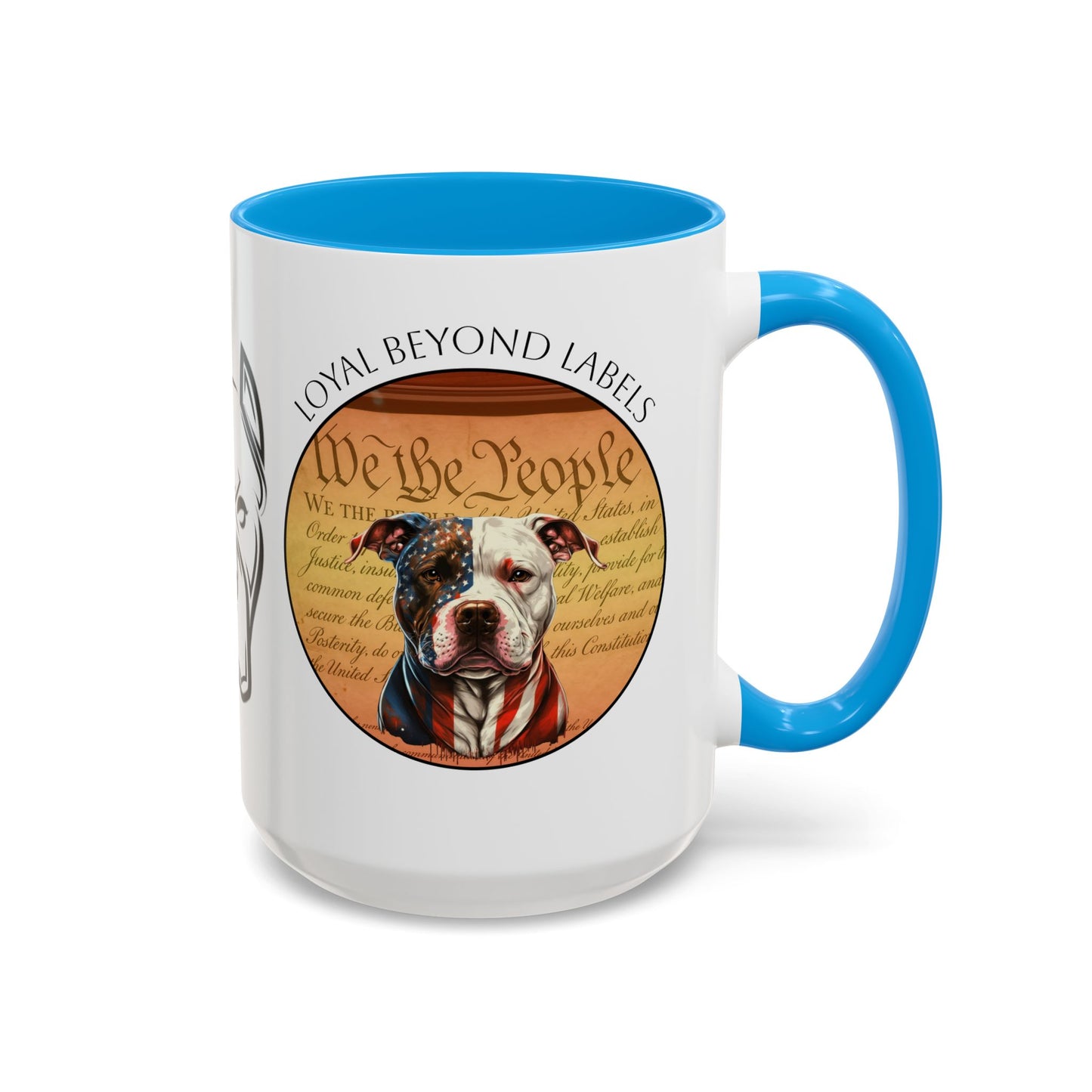 Pit Bull Mug — "Loyal Beyond Labels" Coffee Cup (11oz/15oz)