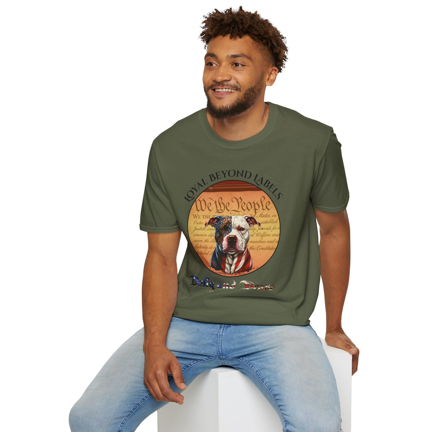 Bully & Brave "We the People" 4th of July Dog Lover T-Shirt