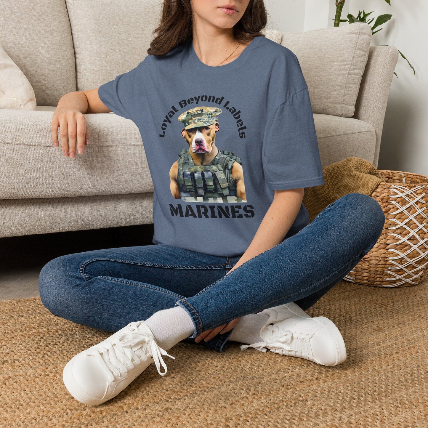 T-Shirt - Bully and Brave 'Loyal Beyond Labels' Collection Marines Shirt