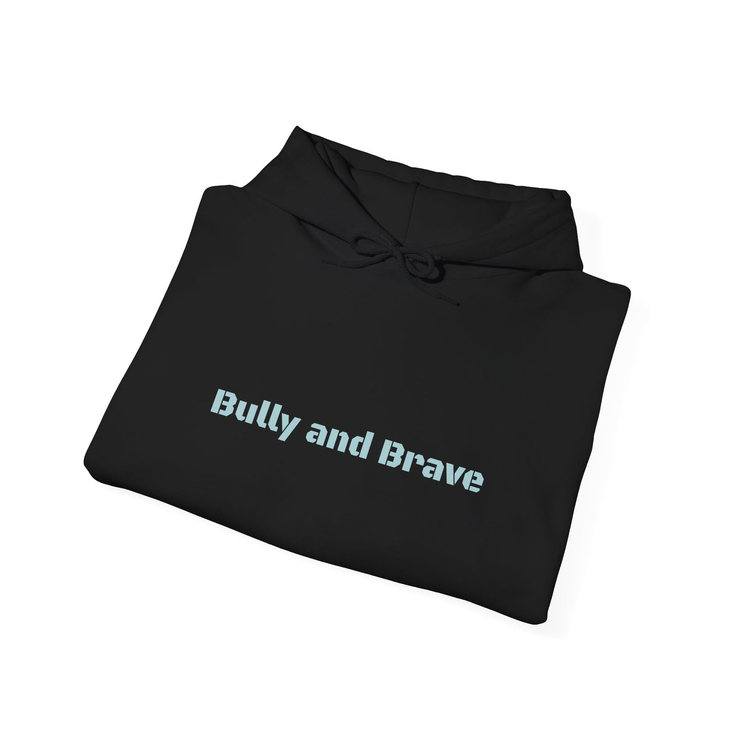 Bully and Brave Hoodie — Minimal Pitbull Face Graphic Sweatshirt