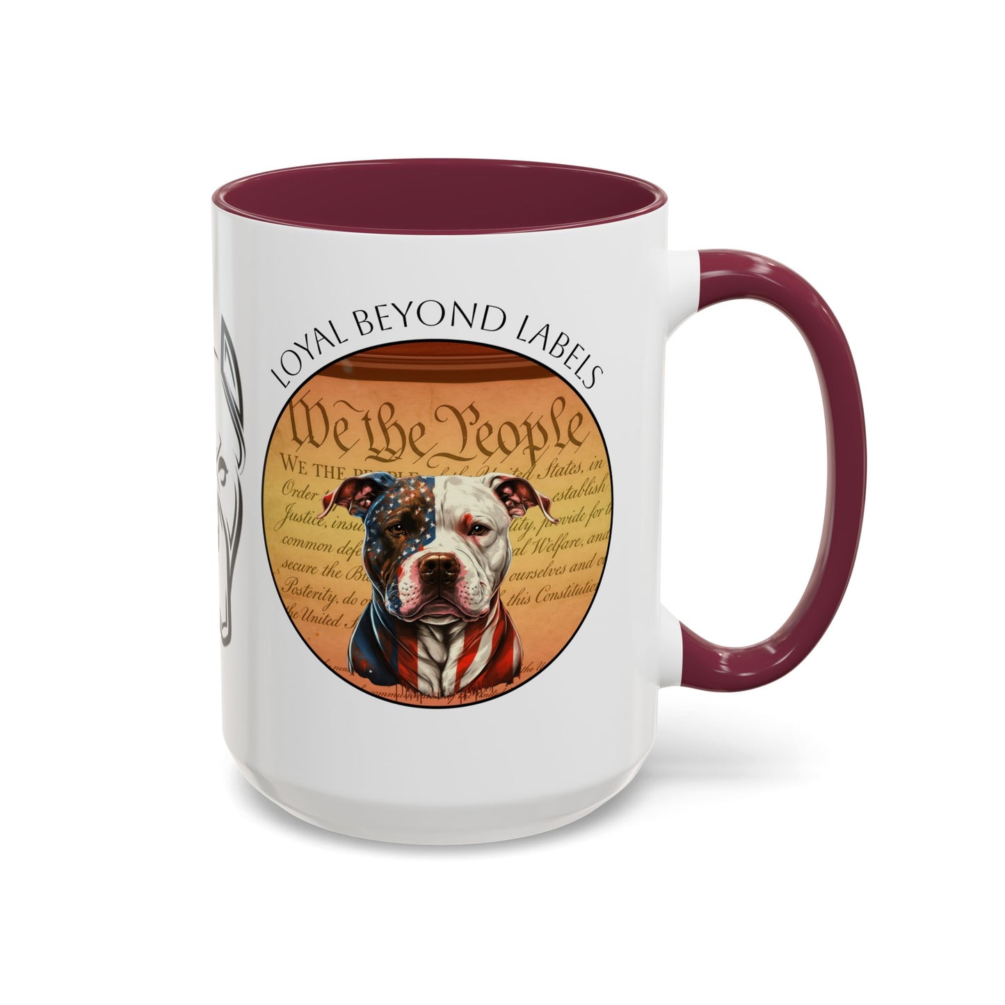 Pit Bull Mug — "Loyal Beyond Labels" Coffee Cup (11oz/15oz)
