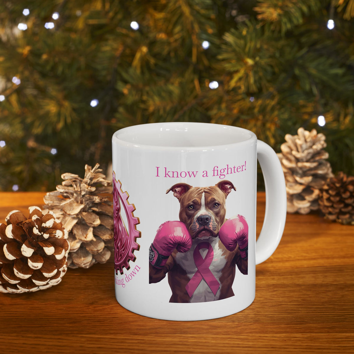 Bully and Brave Style “We Don’t Do Backing Down” Ceramic Mug