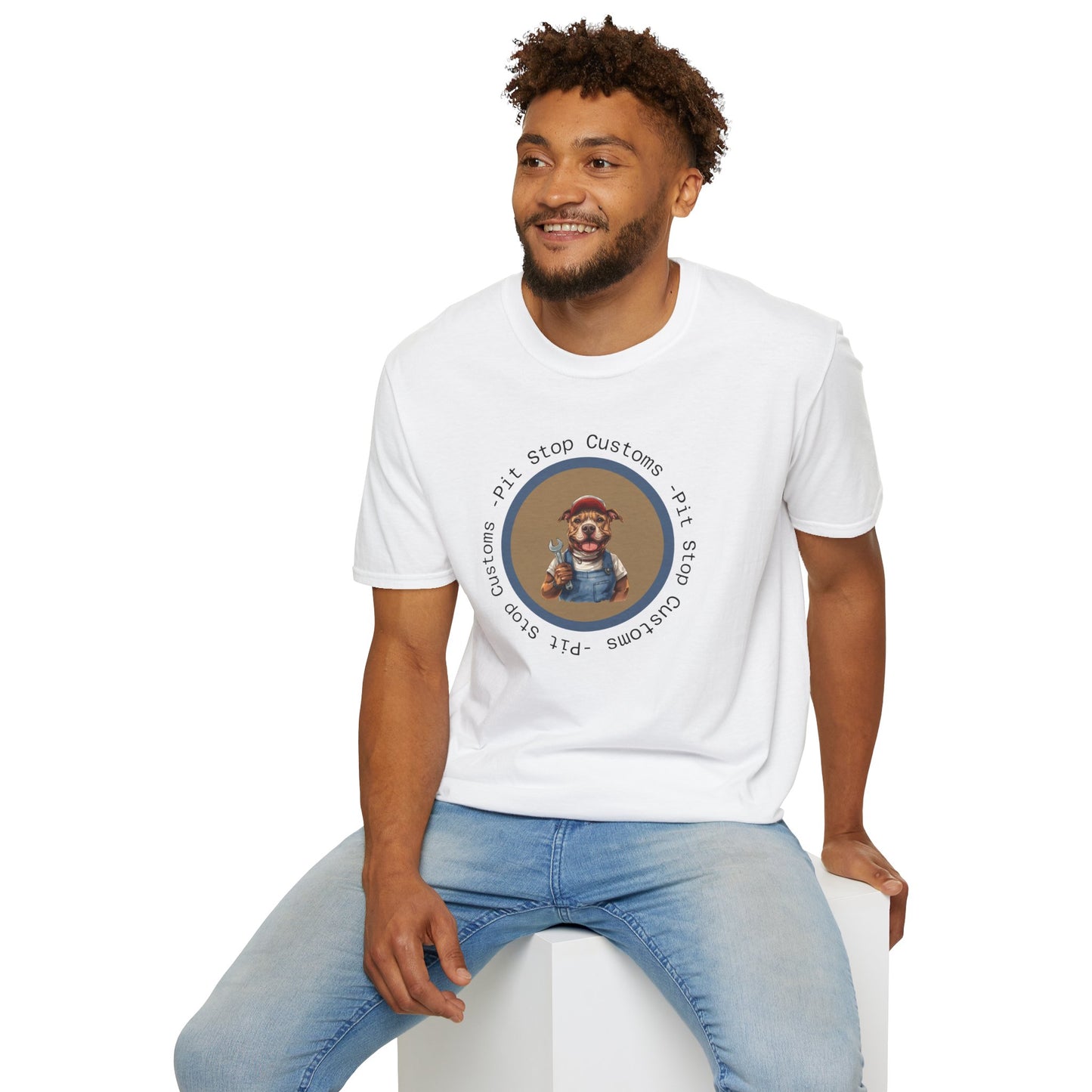 'Pit Stop Customs' Bully and Brave Vintage T-Shirt
