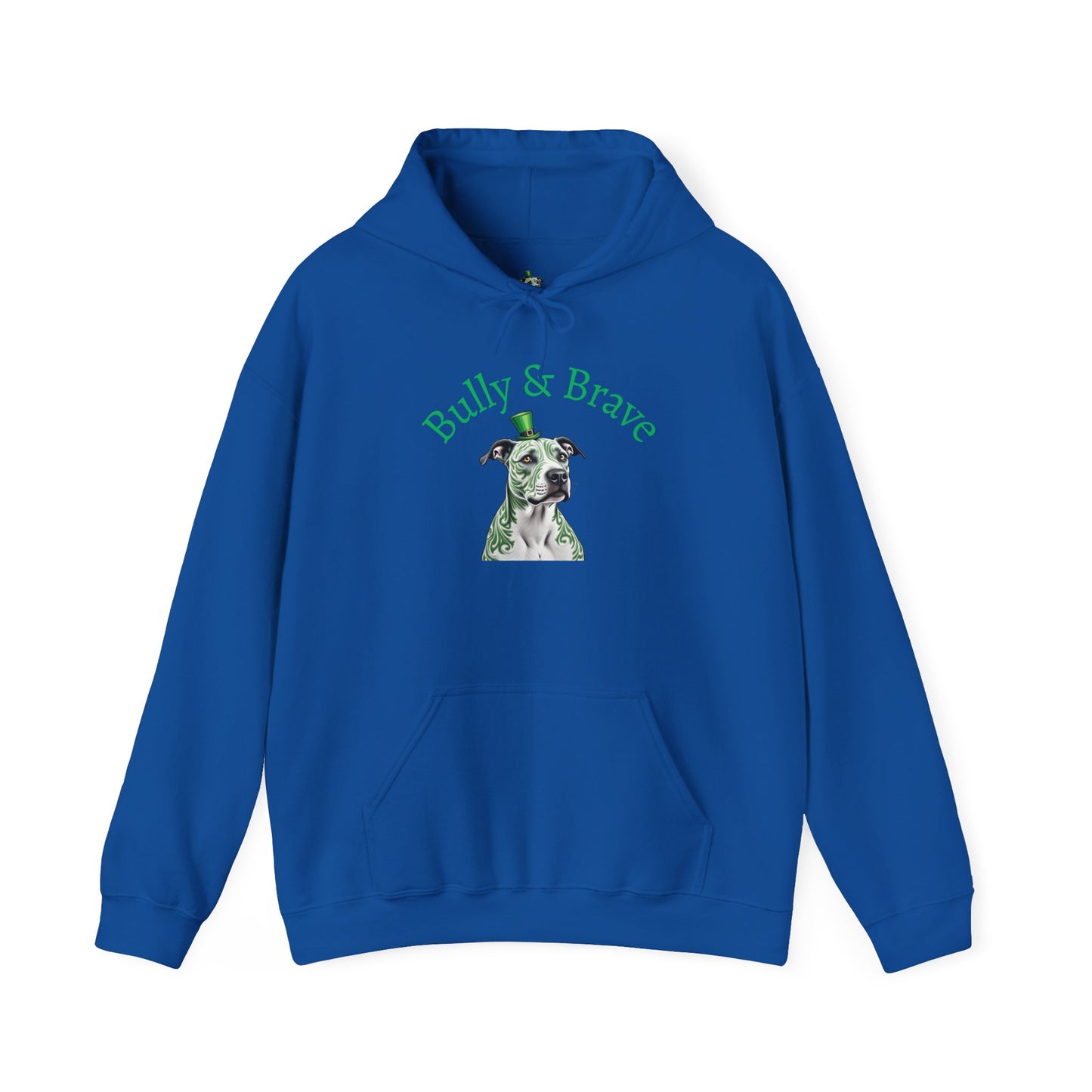 Pit Bull Hoodie — "Bully & Brave" St. Patrick’s Day Edition