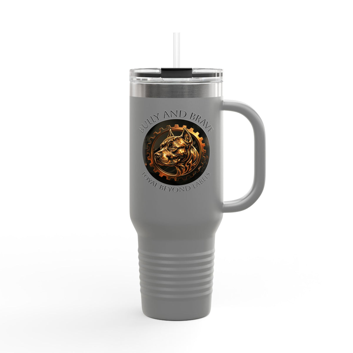 Bully and Brave logo  40oz Insulated Travel Mug
