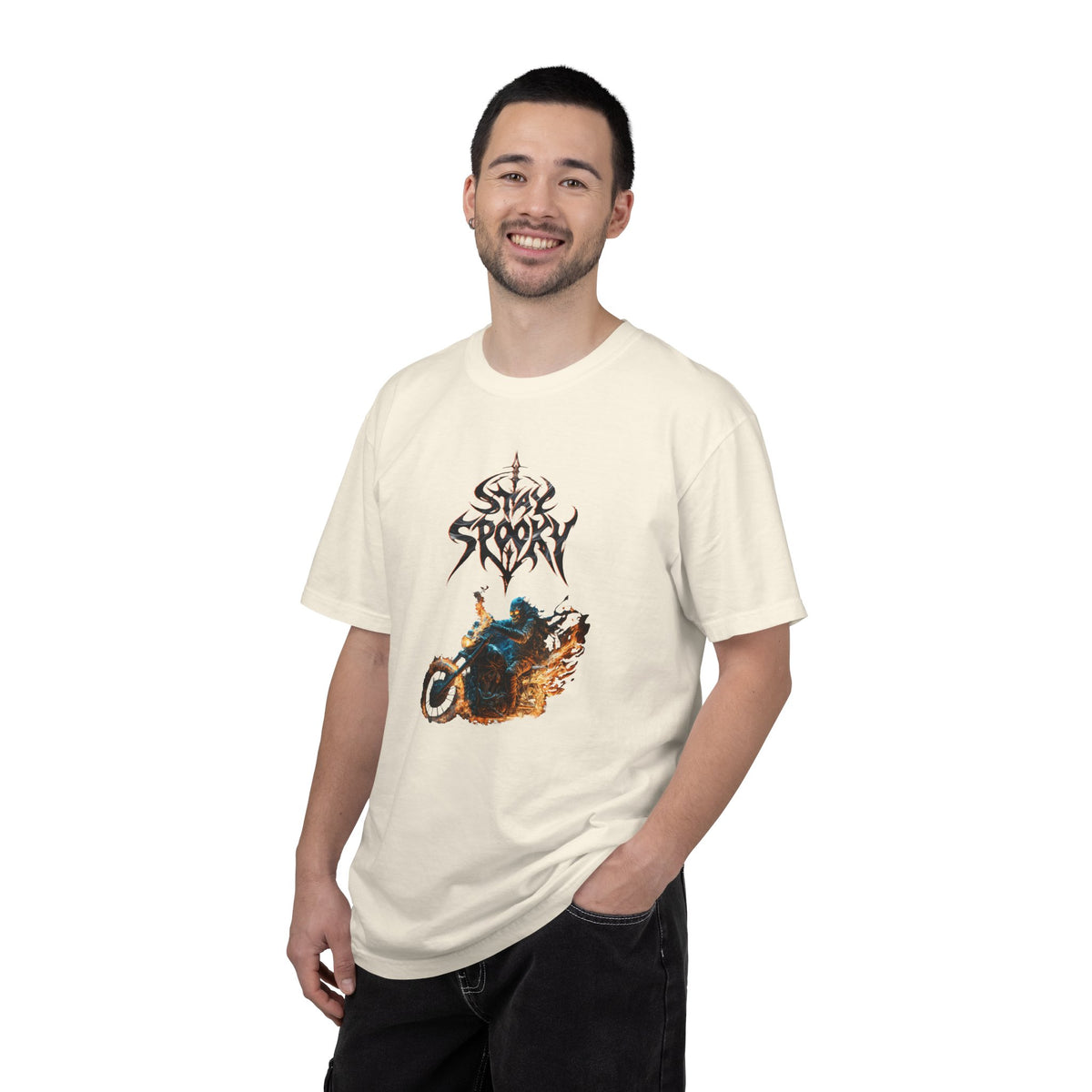 Bully and Brave style-Stay Spooky Motorcycle T-Shirt