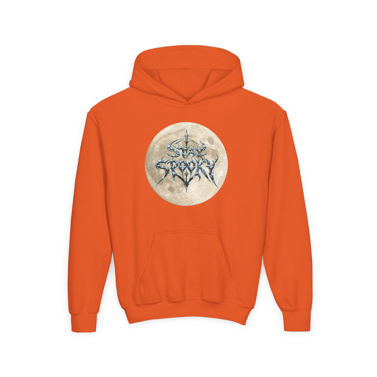 Youth Hoodie — 'Stay Spooky' Moon Graphic Hoodie