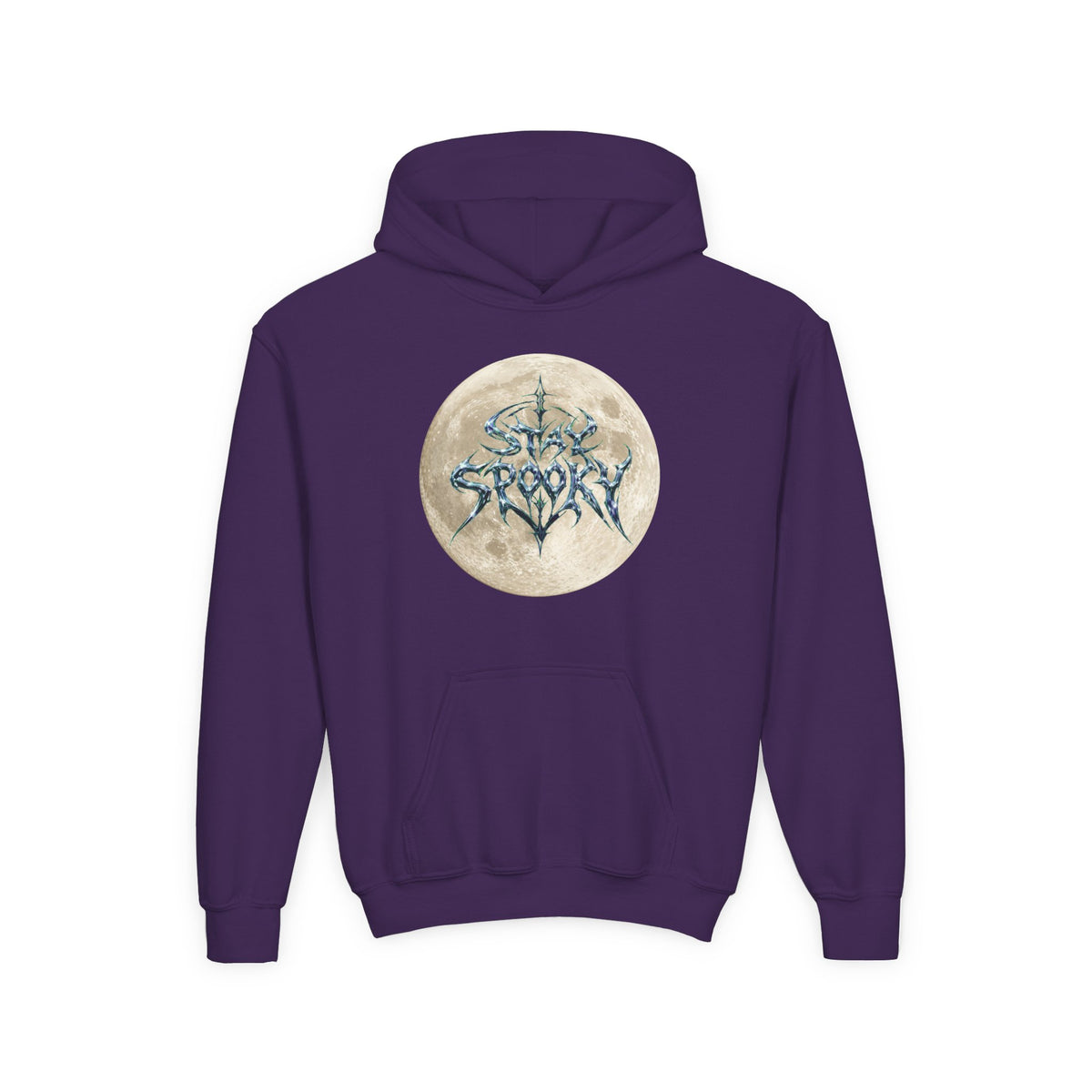 Youth Hoodie — 'Stay Spooky' Moon Graphic Hoodie