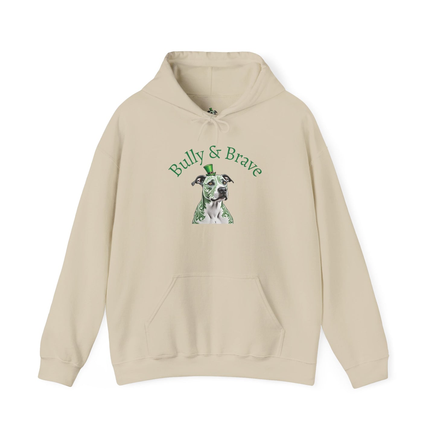Pit Bull Hoodie — "Bully & Brave" St. Patrick’s Day Edition