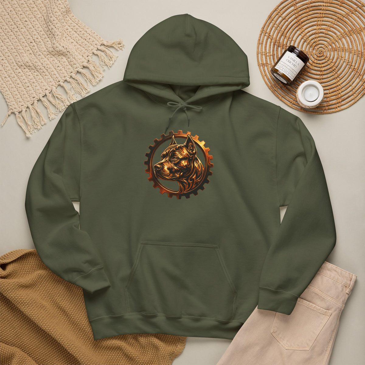Bully and Brave-Steampunk Logo Hoodie