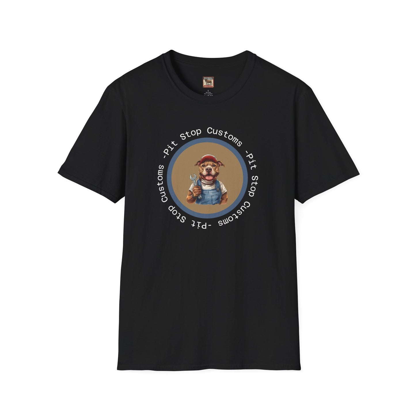 'Pit Stop Customs' Bully and Brave Vintage T-Shirt