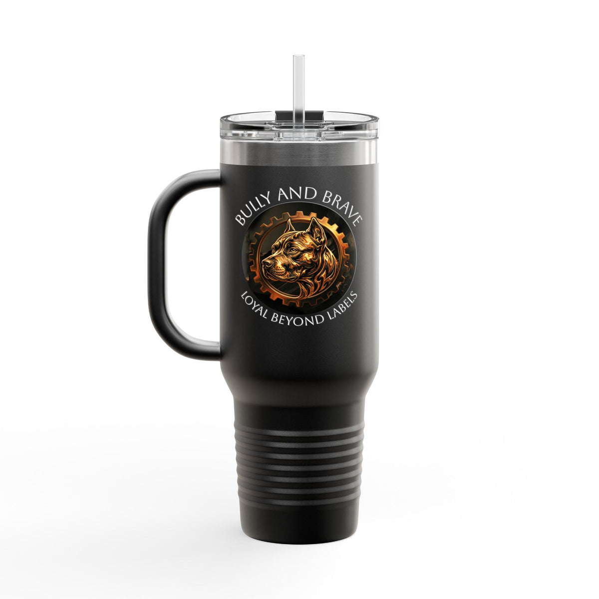 Bully and Brave logo  40oz Insulated Travel Mug