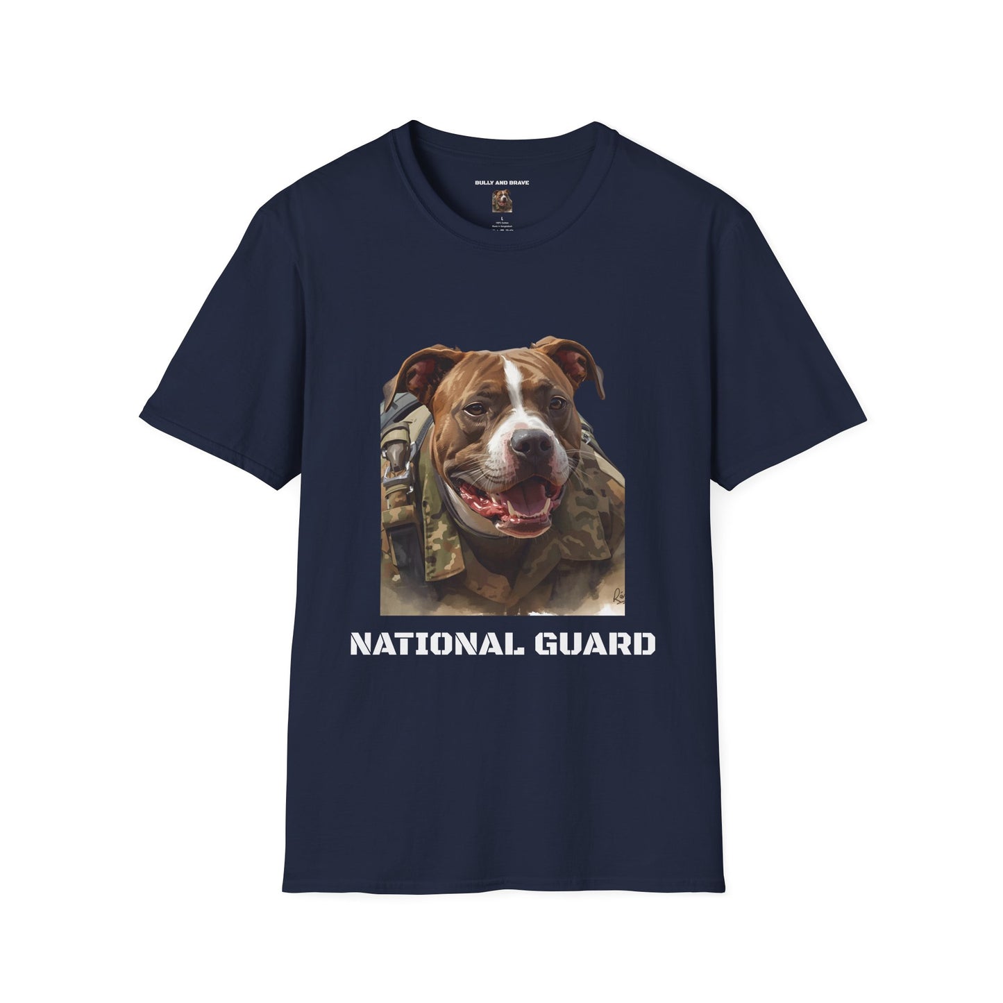 National Guard Dog T-Shirt — Military Pup Graphic Tee