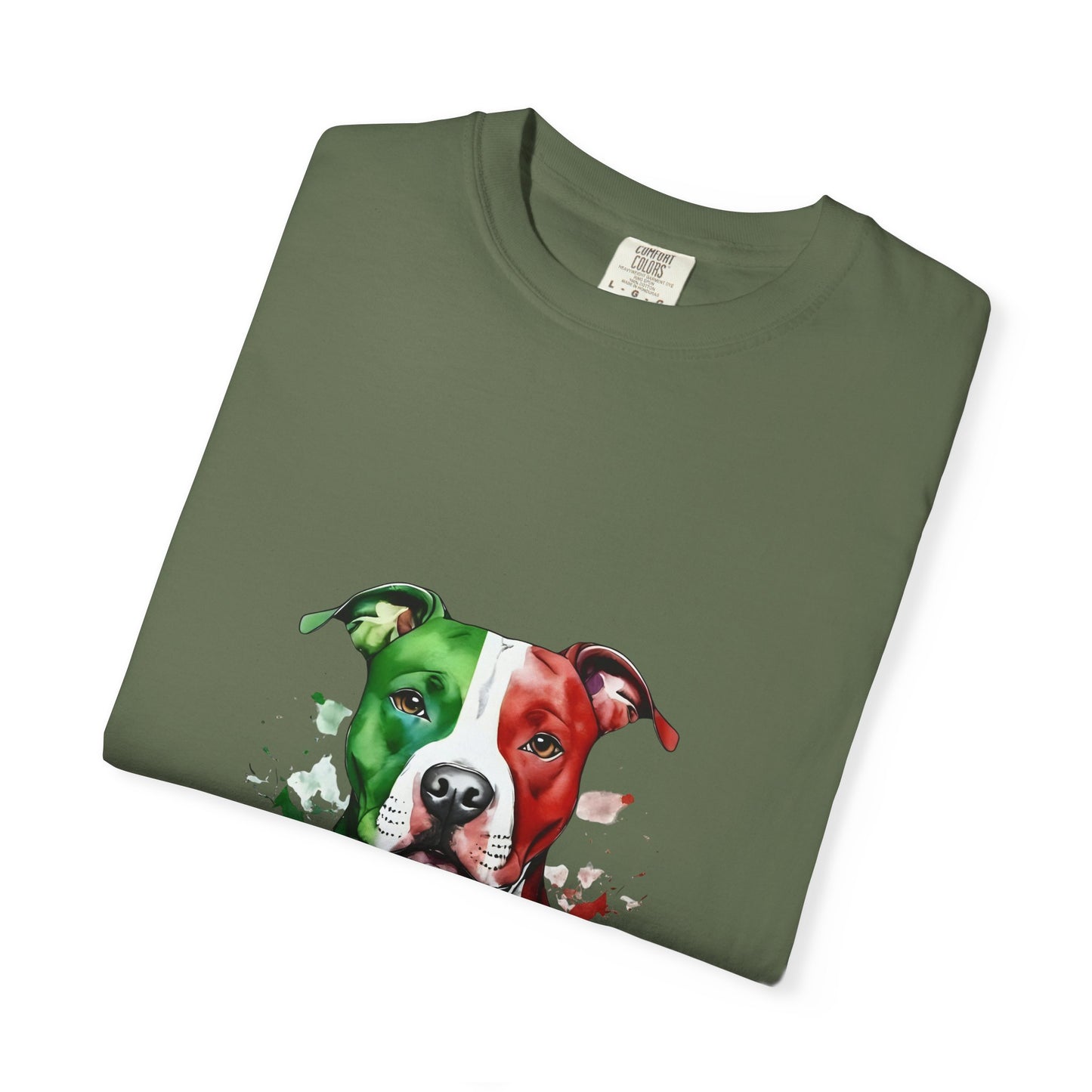 La Vita è Bella Italian Flag Pit Bull T-Shirt