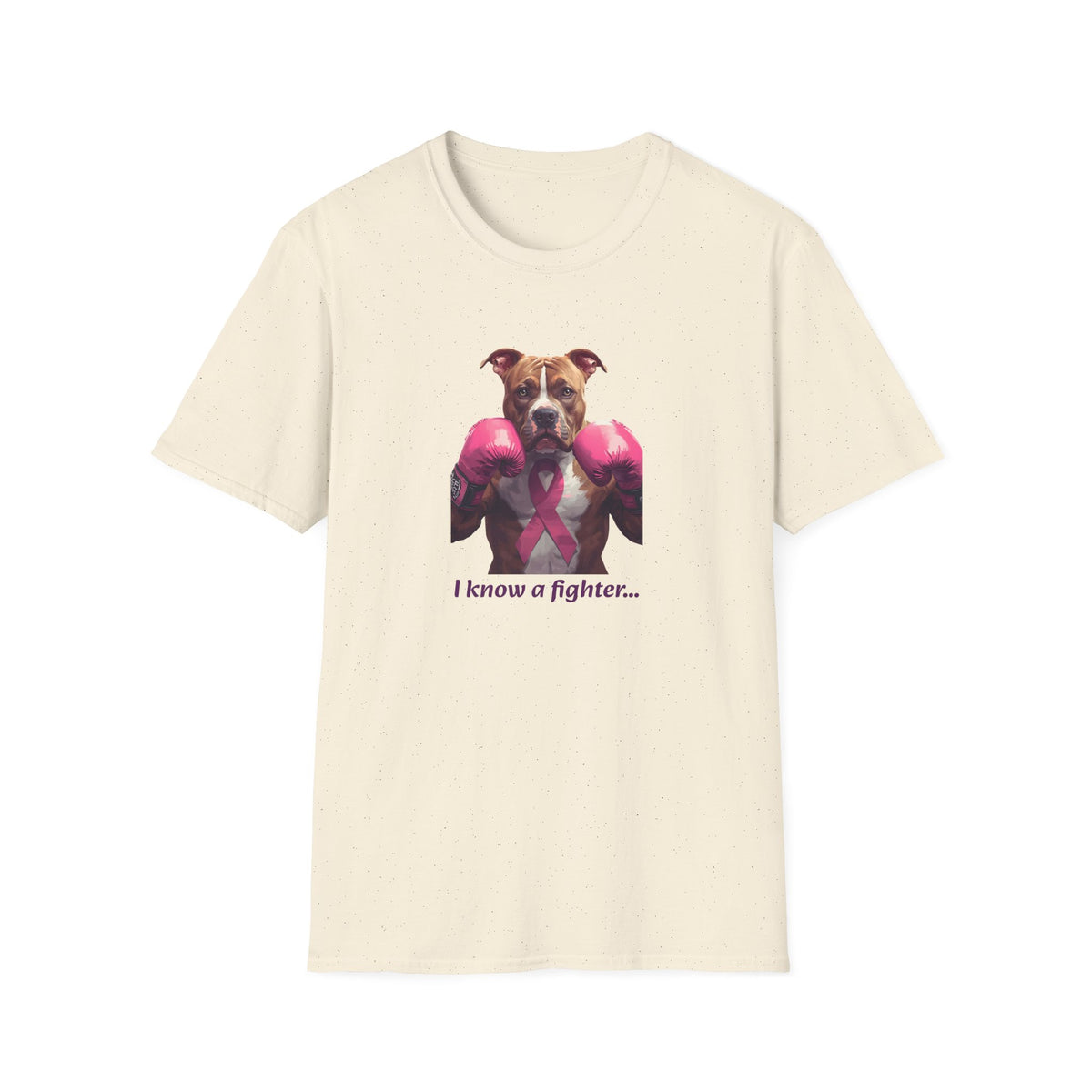 'Bully and Brave' with Pink Gloves 'I Know a Fighter' T-Shirt
