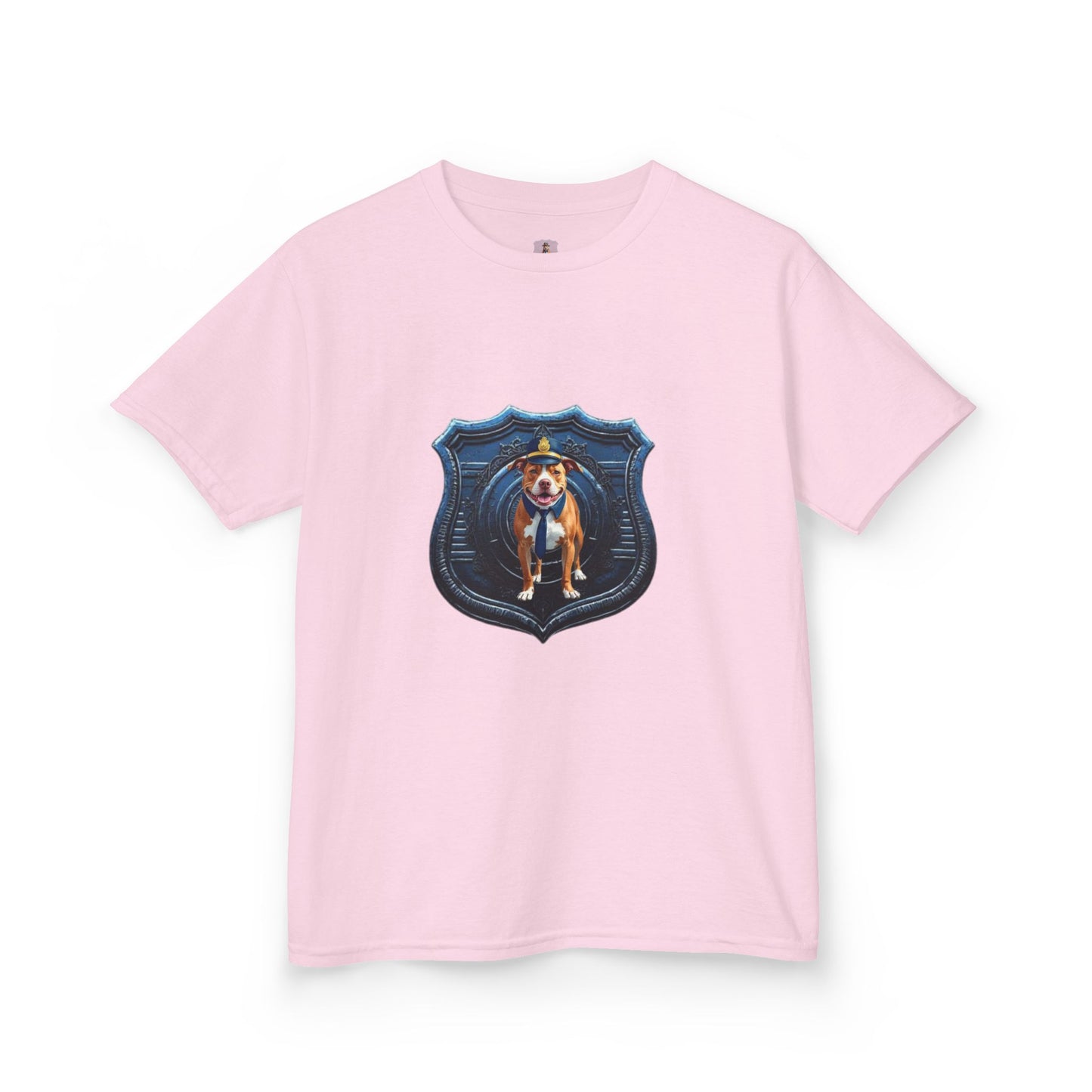 Kids Police Badge Dog T‑Shirt — K9 Squad Badge Tee for Kids