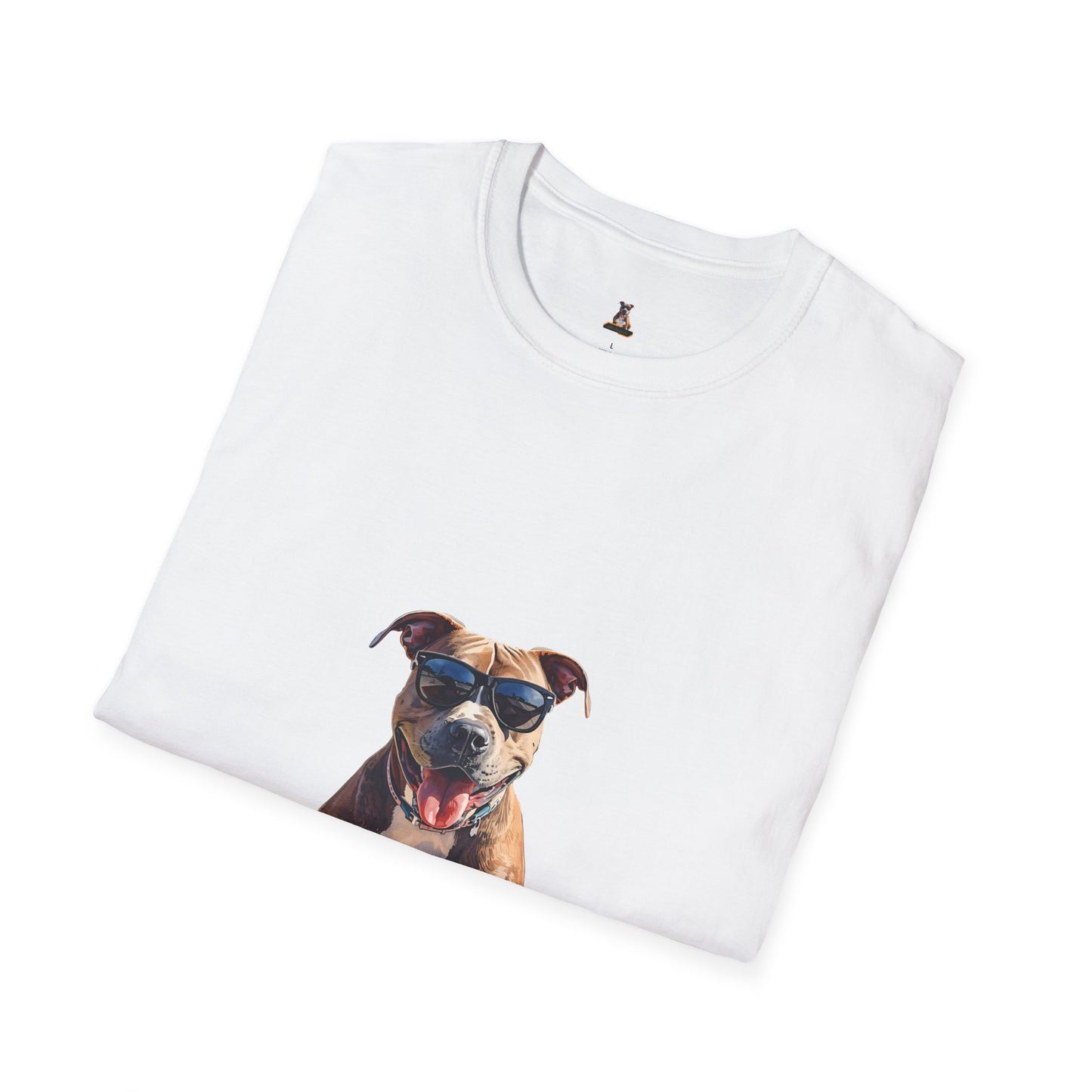Staffordshire Bull Terrier Graphic T-Shirt — "Life is Good" Tee