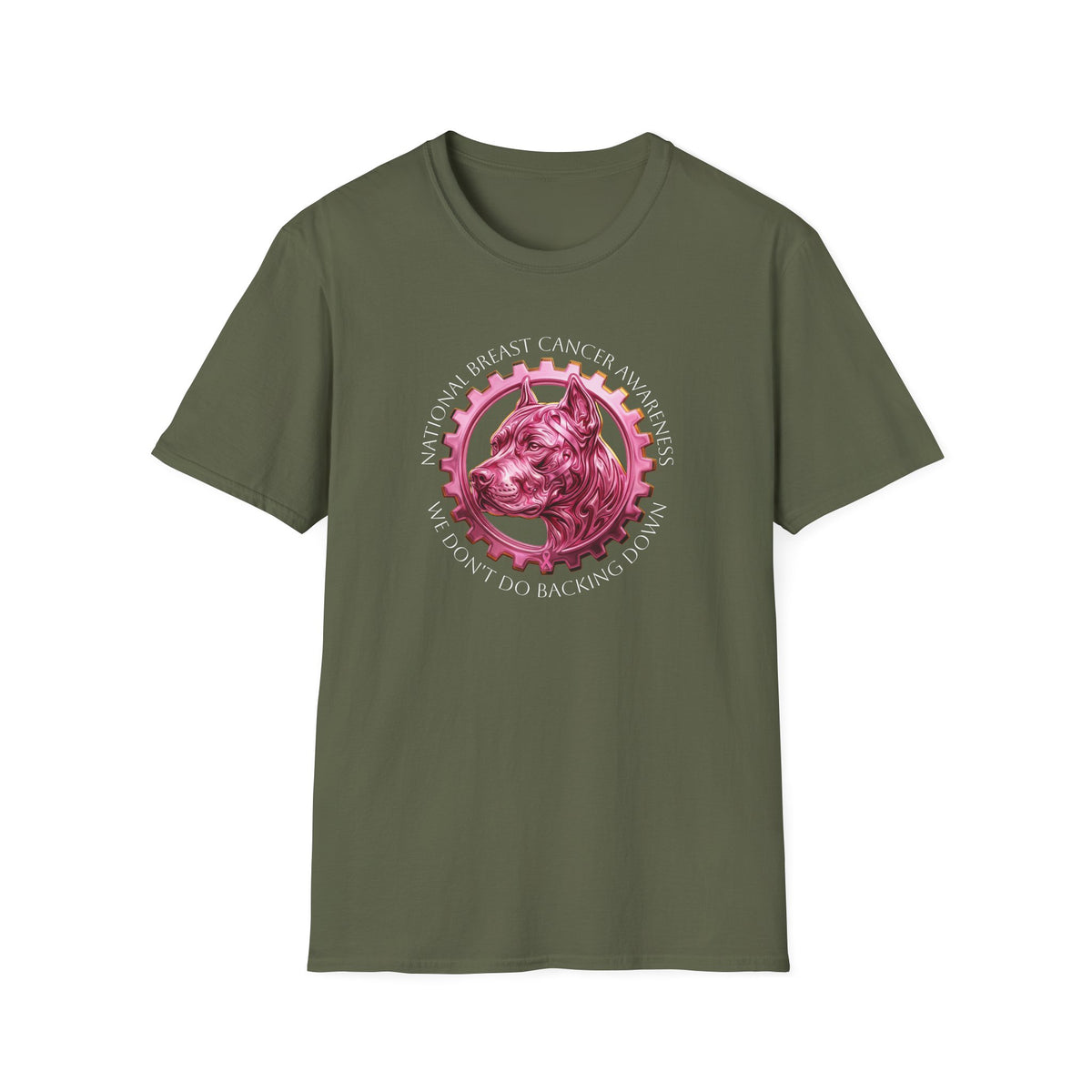 Pink Bully and Brave Logo T-Shirt - Breast Cancer Awareness T-shirt