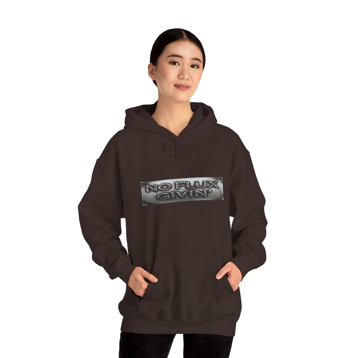 NO FLUX GIVEN Welding Hoodie — Bully & Brave Metalworker Sweatshirt