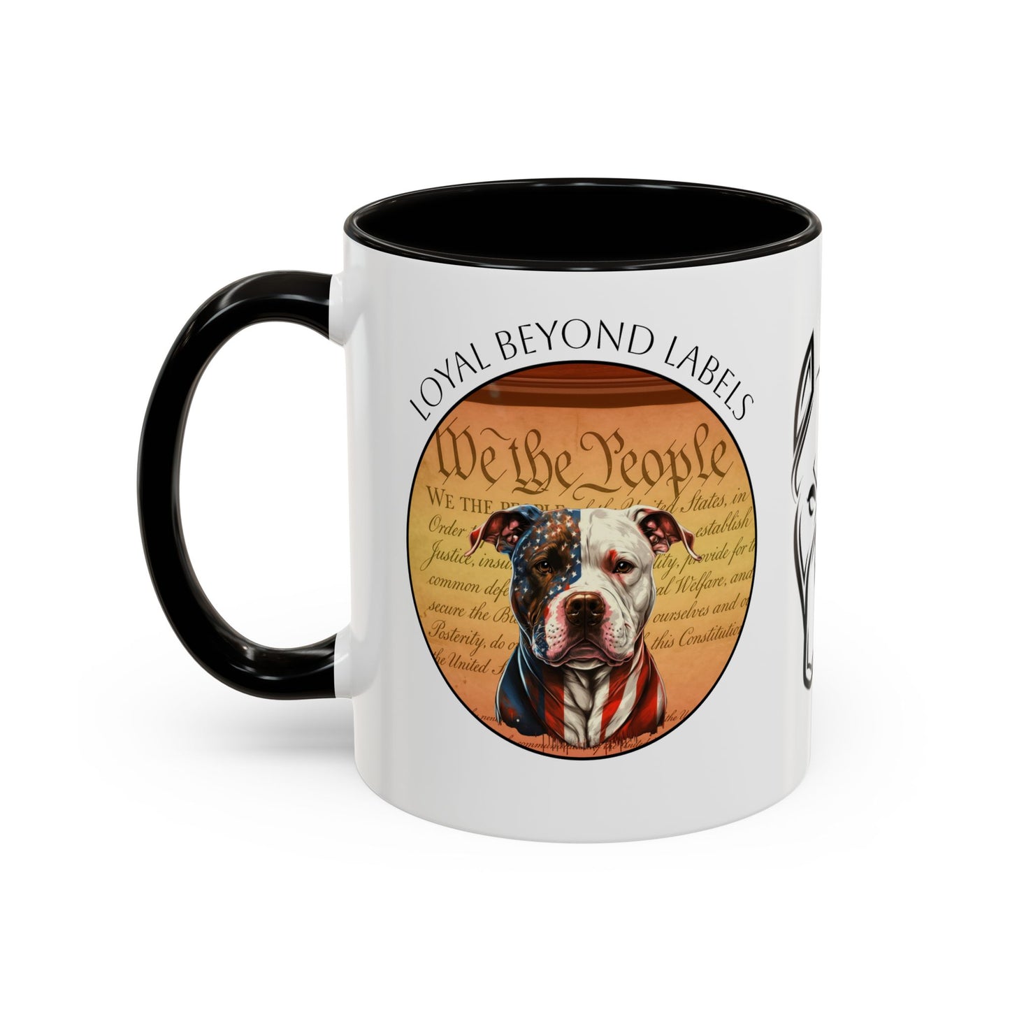 Pit Bull Mug — "Loyal Beyond Labels" Coffee Cup (11oz/15oz)