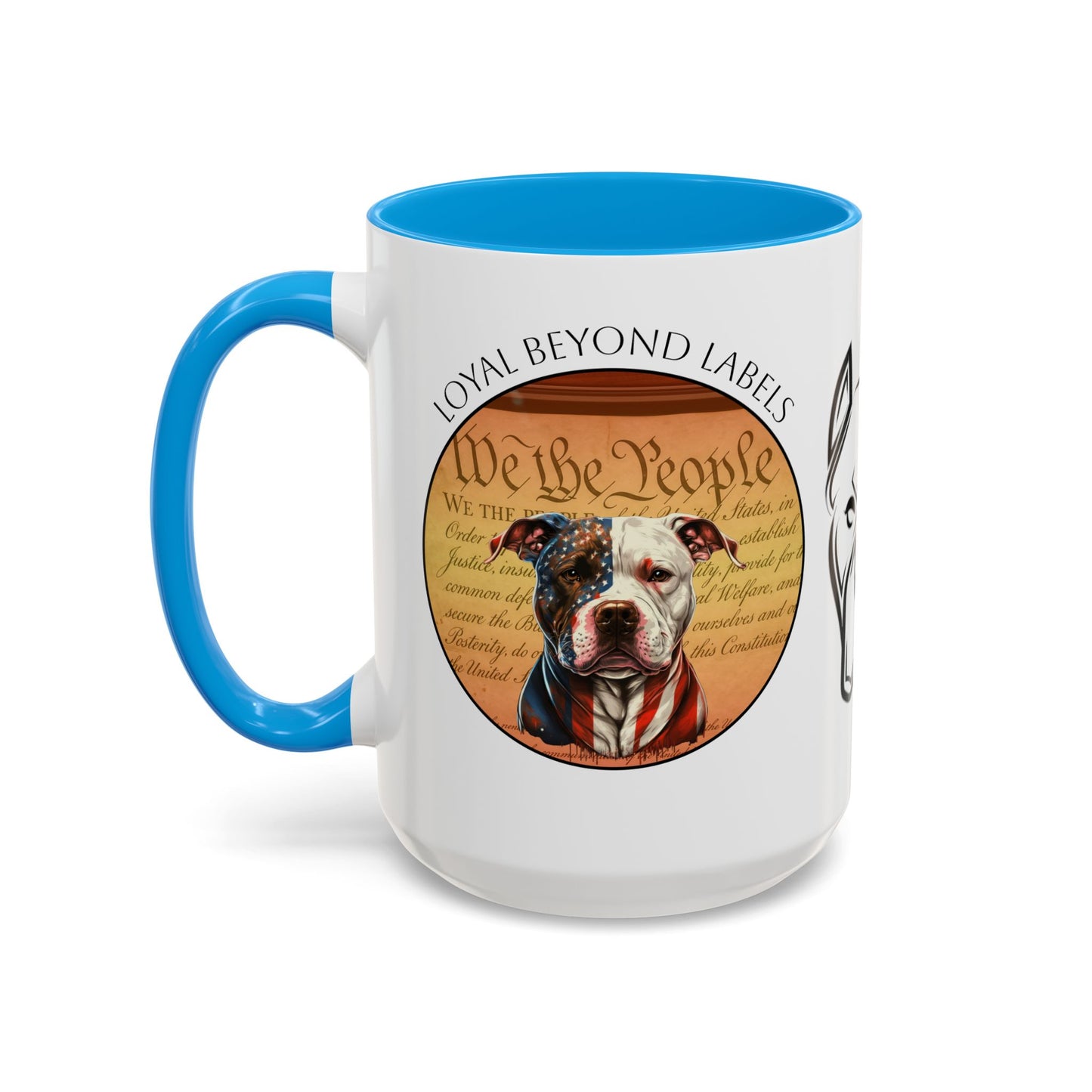 Pit Bull Mug — "Loyal Beyond Labels" Coffee Cup (11oz/15oz)