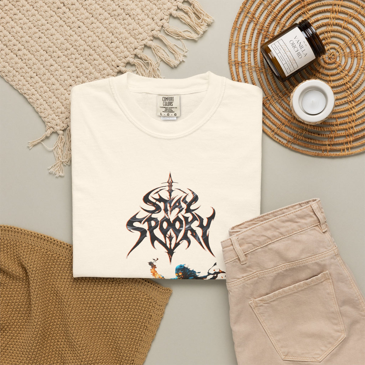 Bully and Brave style-Stay Spooky Motorcycle T-Shirt