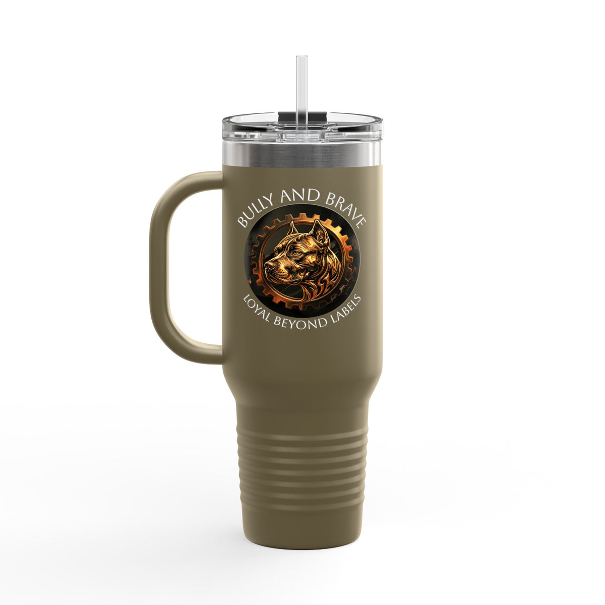 Bully and Brave logo  40oz Insulated Travel Mug