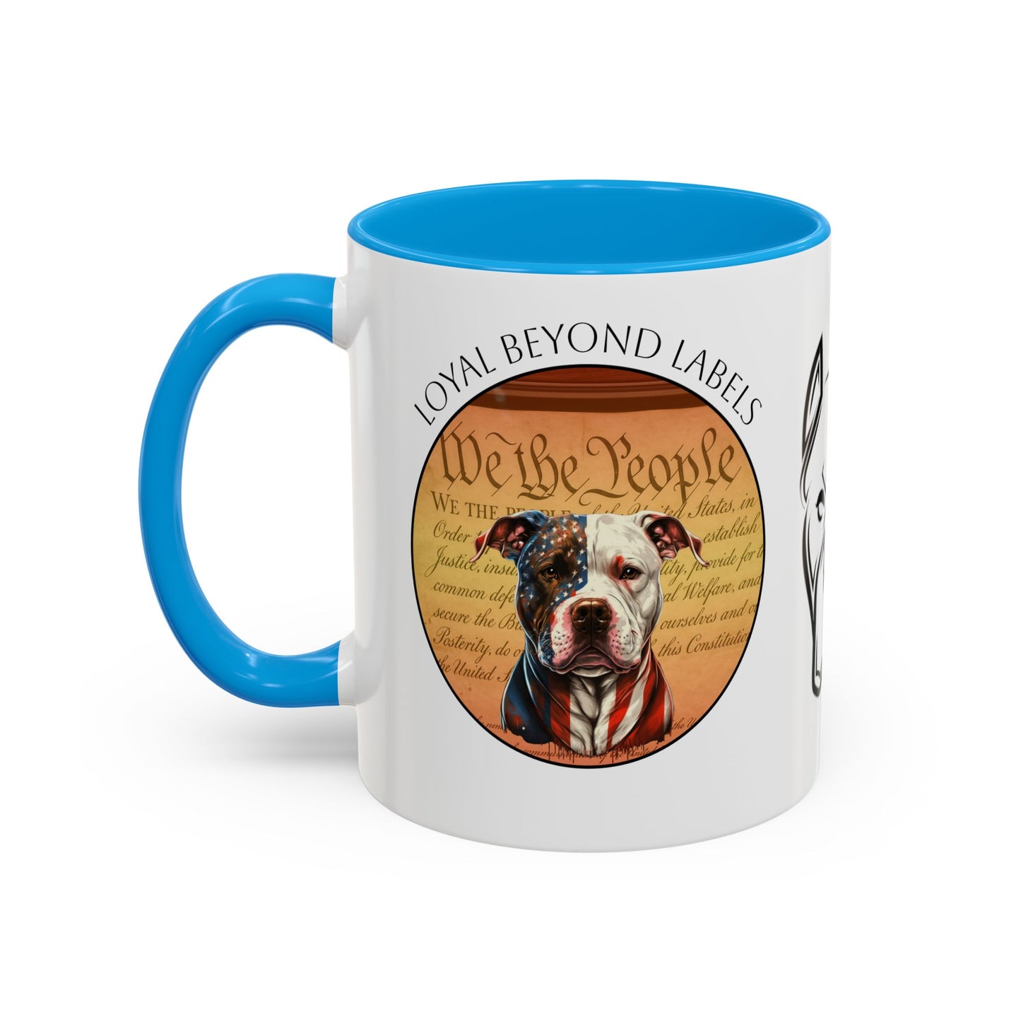 Pit Bull Mug — "Loyal Beyond Labels" Coffee Cup (11oz/15oz)