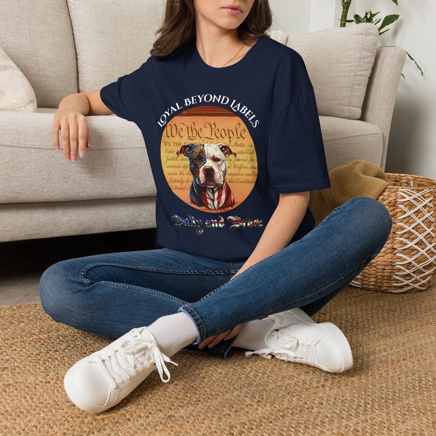 Bully & Brave "We the People" 4th of July Dog Lover T-Shirt