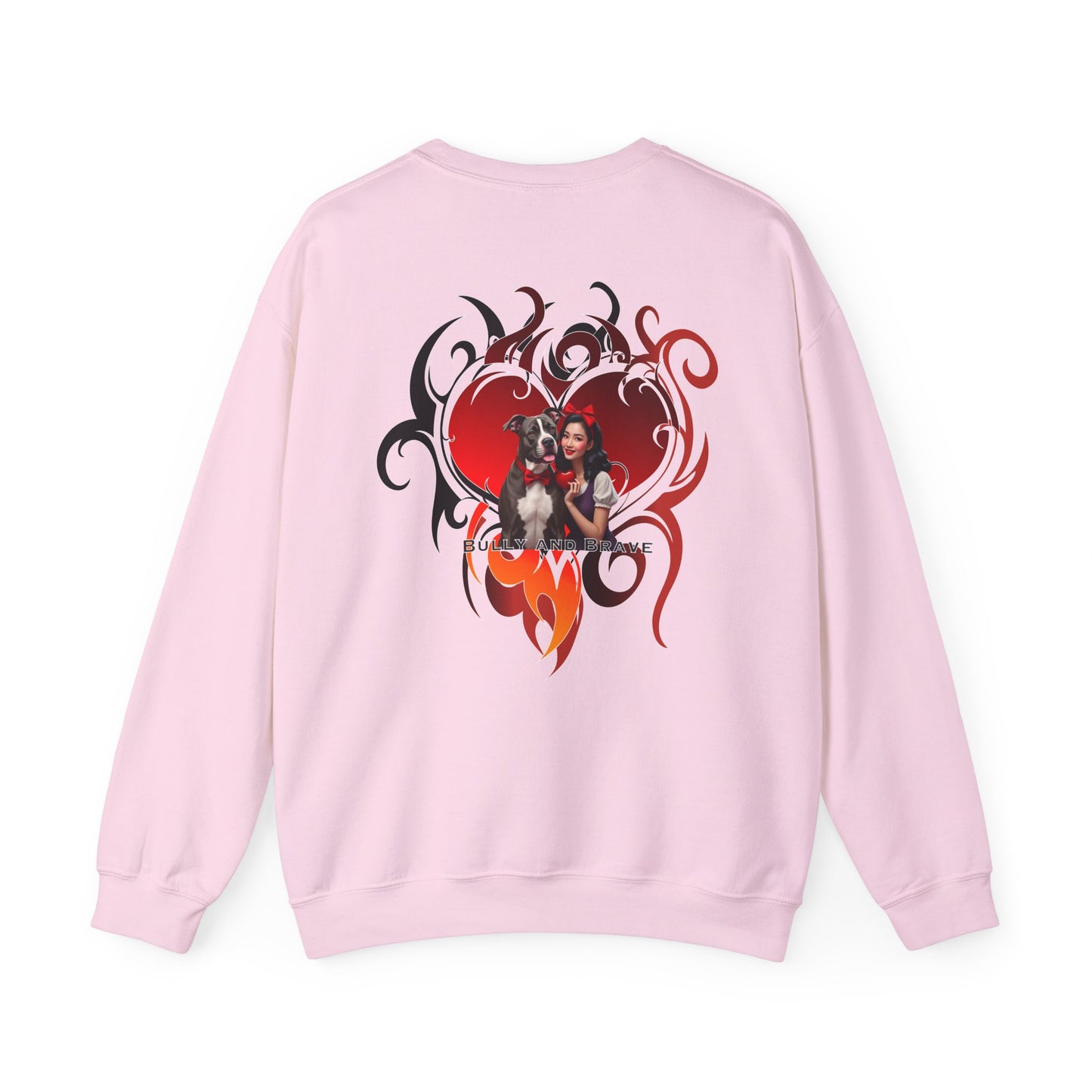 Tribal Heart Bully & Brave Crewneck Sweatshirt