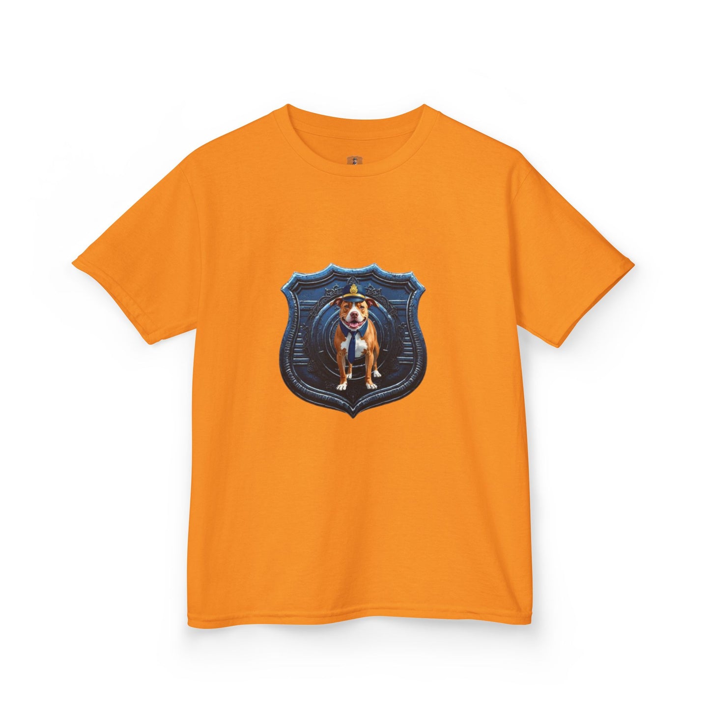 Kids Police Badge Dog T‑Shirt — K9 Squad Badge Tee for Kids